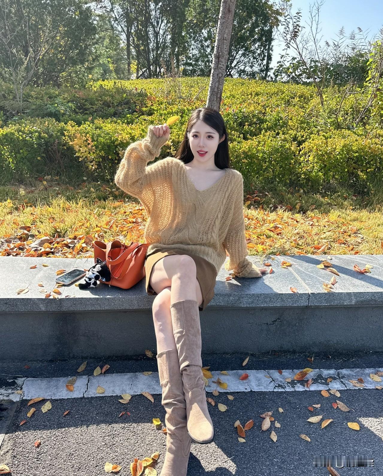 秋天真是穿长靴的季节