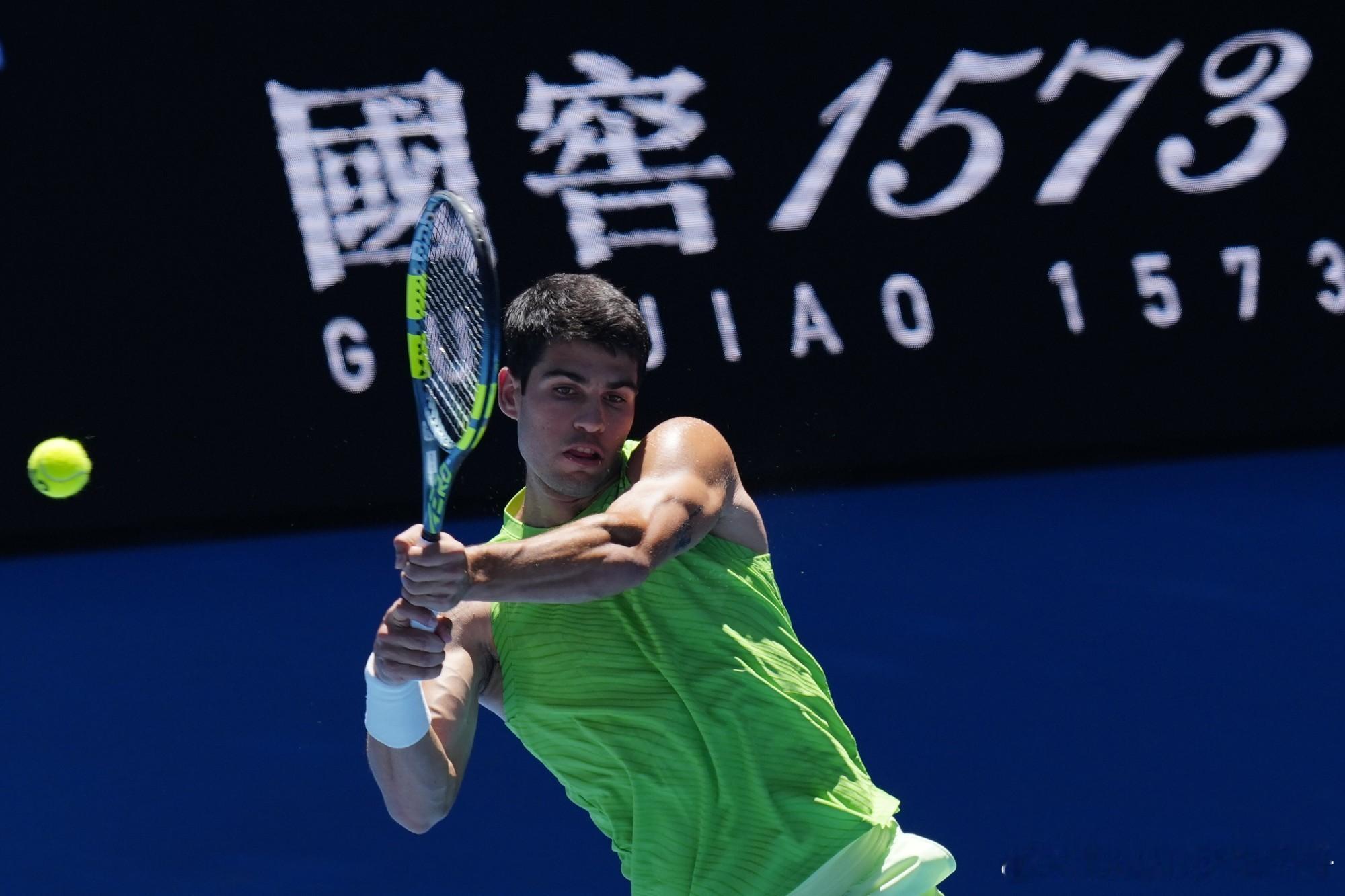 阿尔卡拉斯首进澳网男单决赛🔵澳网2026 男单半决赛✅【1】🇪🇸阿尔卡拉斯