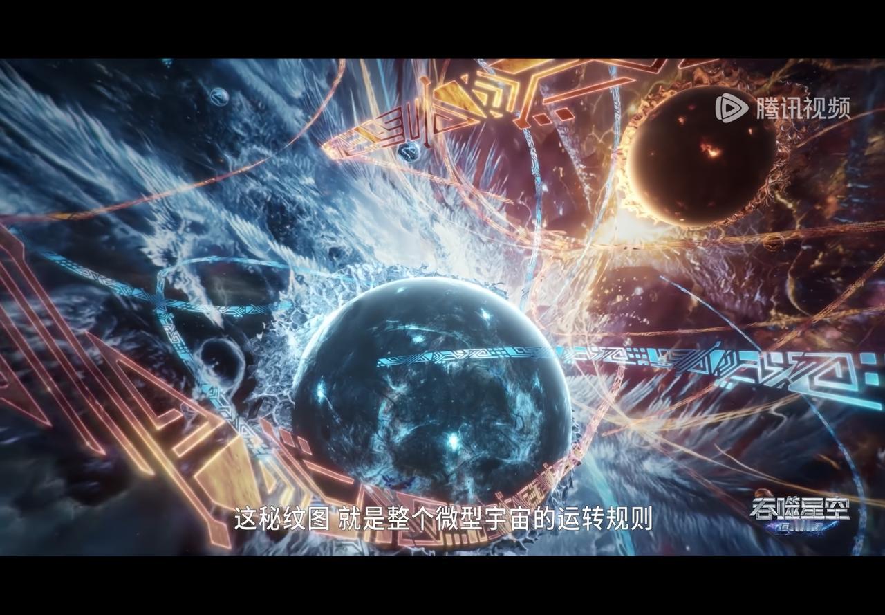 这些密纹虽然看上去杂乱无章，但是还是有规律可循的，这个微型宇宙的运转规律，跟兽神