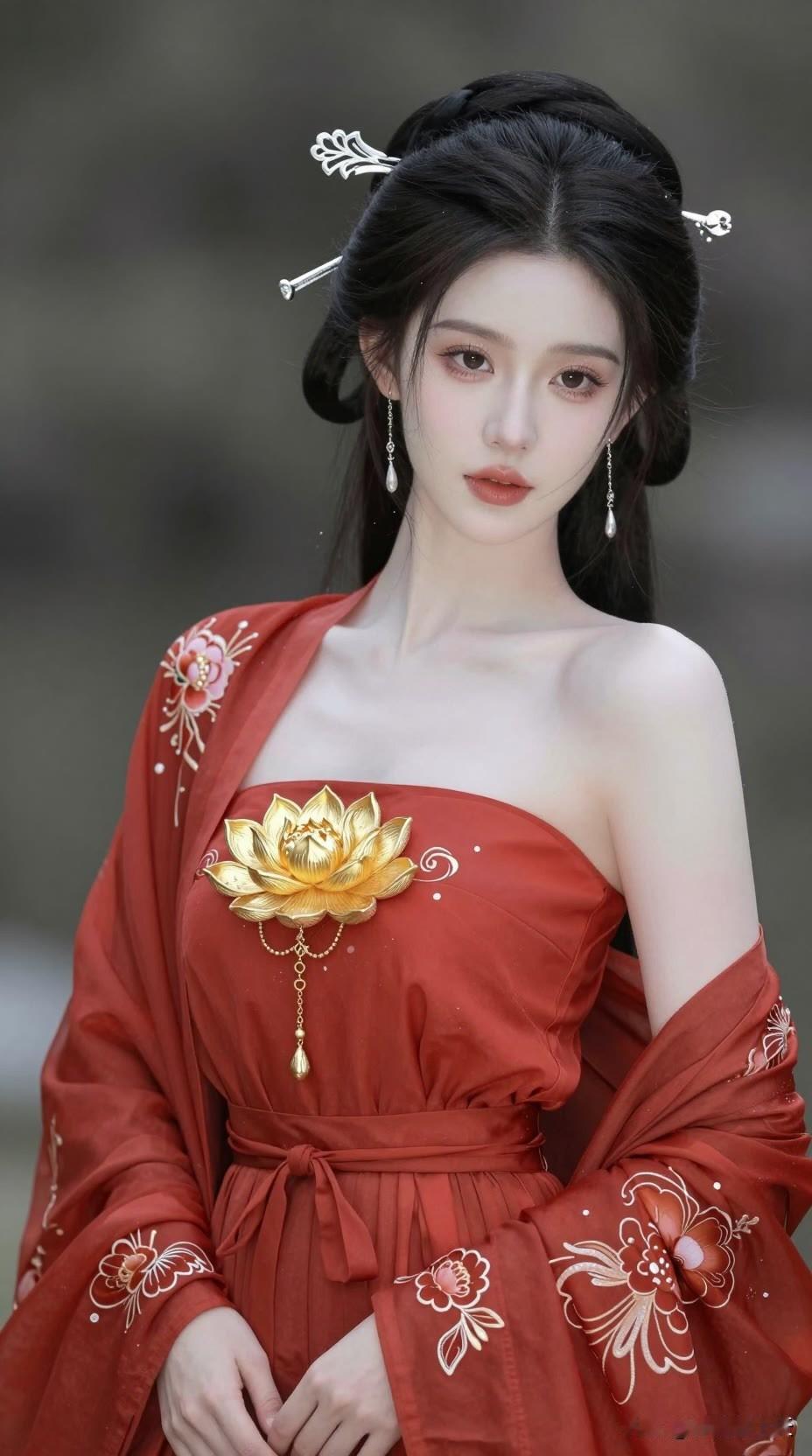 云鬓花颜金步摇，芙蓉如面柳如眉。美女人像群 高清美女 高雅气质美女 古风