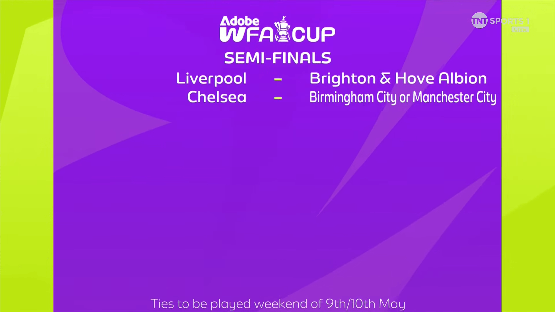 女子足总杯半决赛：利物浦对布莱顿，曼城若晋级战切尔西