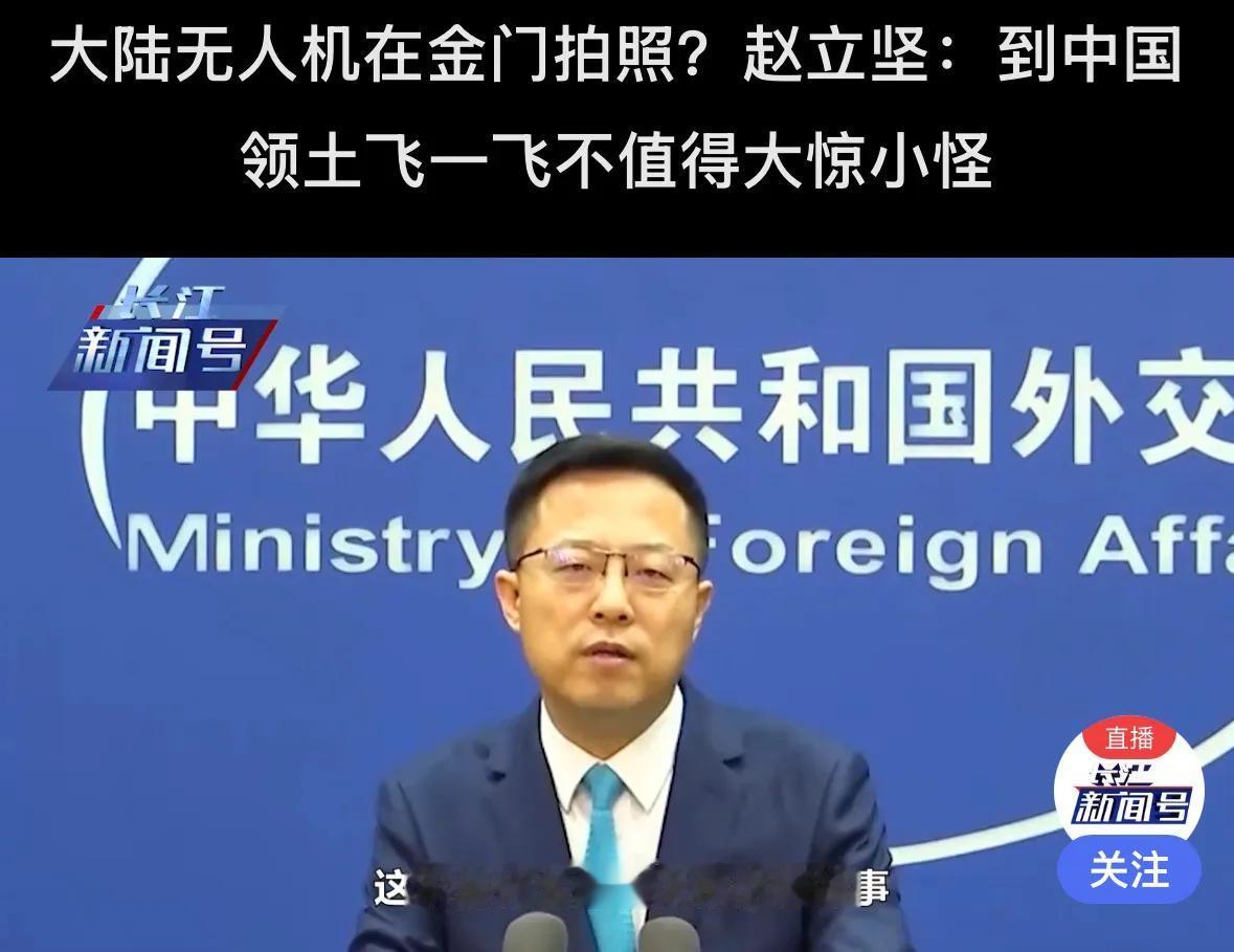 “中国的无人机到中国的领土上去飞一飞，我不觉得这是什么值得大惊小怪的事” - 这