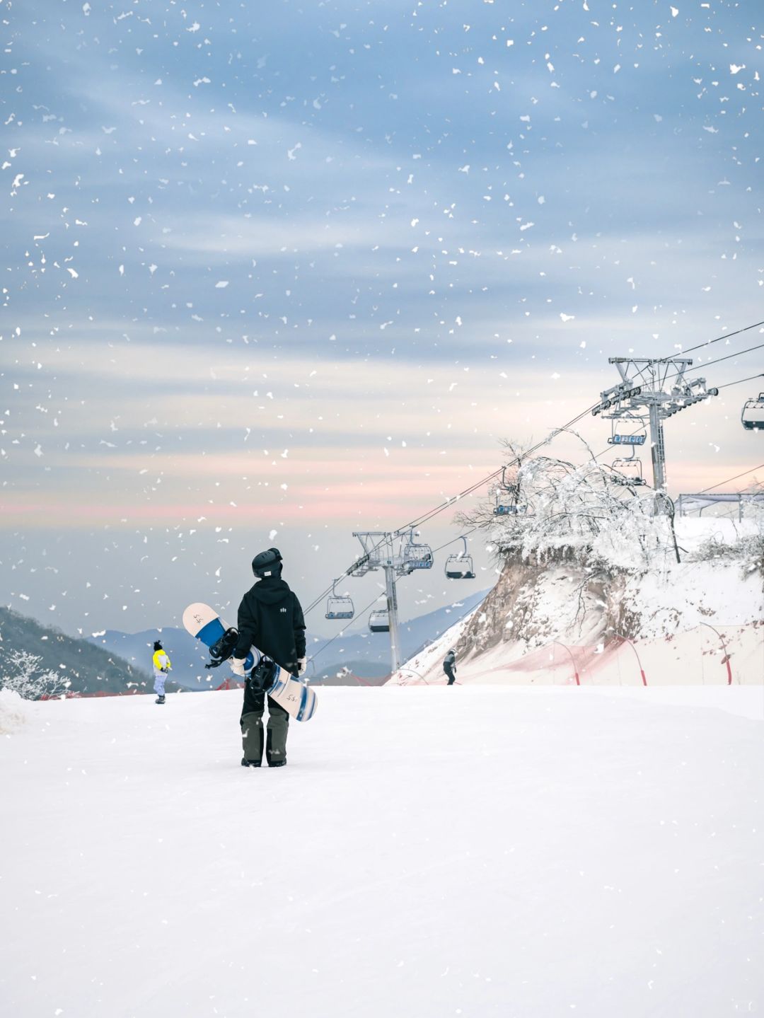 去不了东北，就来安吉滑雪🏂🏻看雾凇❄️