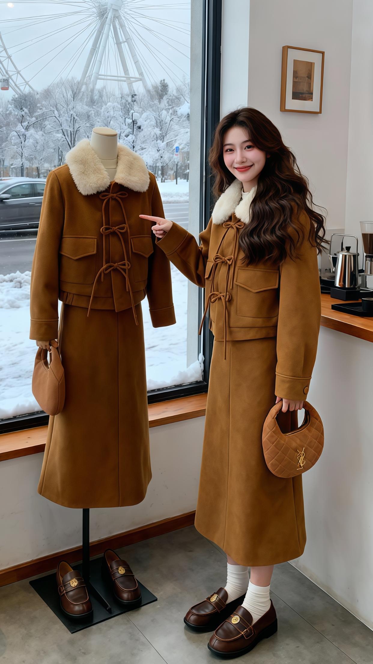 优雅气质 精致穿搭 减龄气质 冬季搭配 小个子穿搭