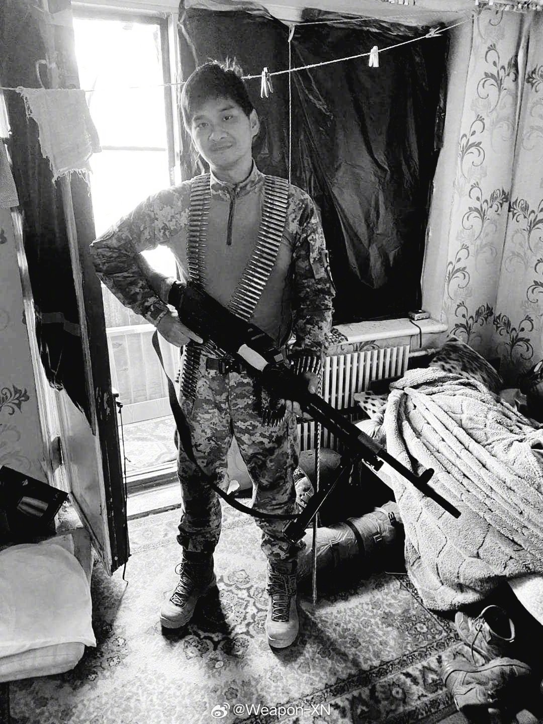 #兵器影像[超话]##俄乌局势新进展# 台湾地方外事机构发言人萧光伟回覆媒体提问