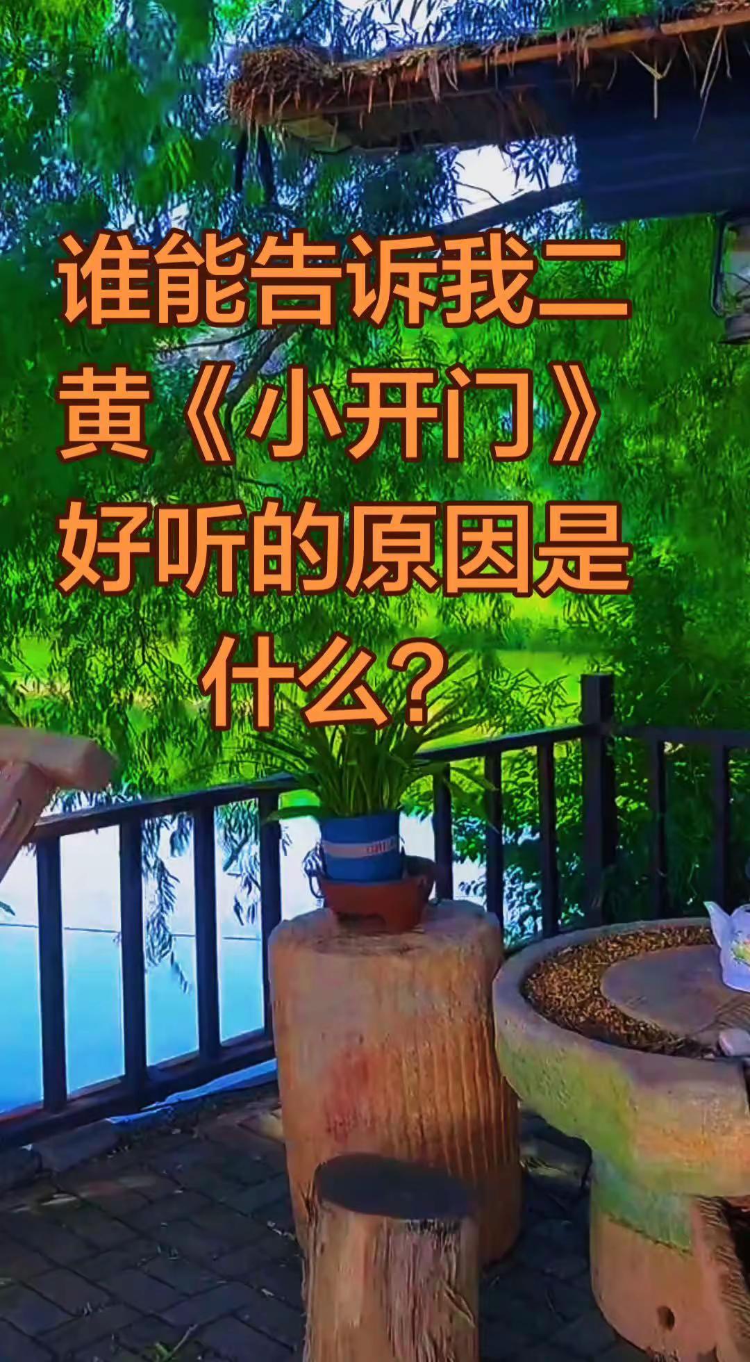 谁能告诉我，二黄《小开门》好听的原因是什么？