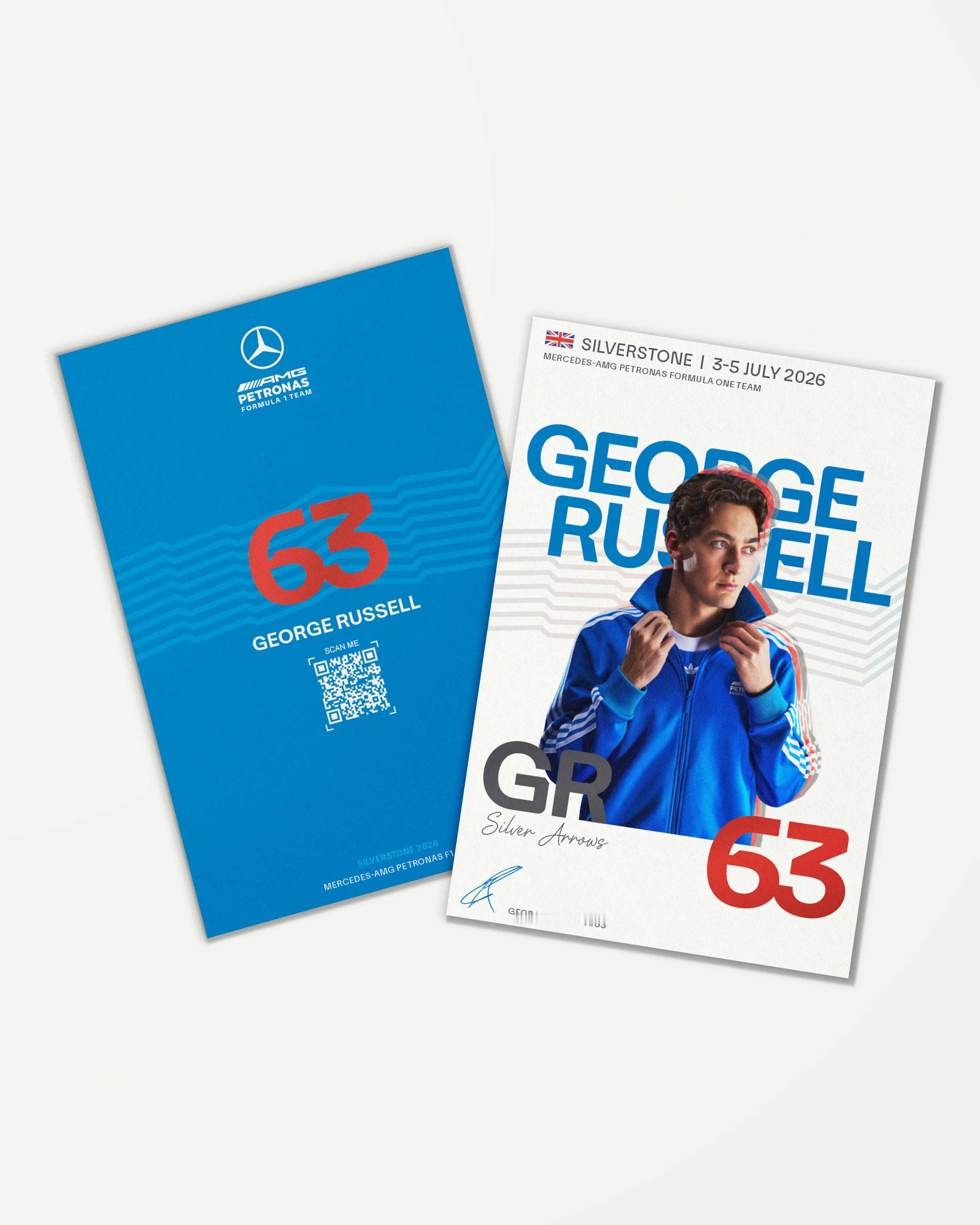 梅赛德斯官网上新银石特别车手卡乔治拉塞尔 🩵 GR63消息速递 🩵 f1