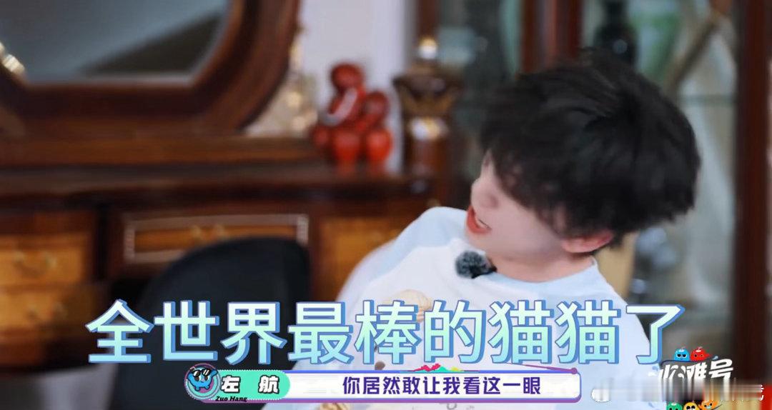 左航猜词露头就秒左航猜词反应力直接拉满！各种小角度瞅线索，不管是从腿缝偷看还是瞟