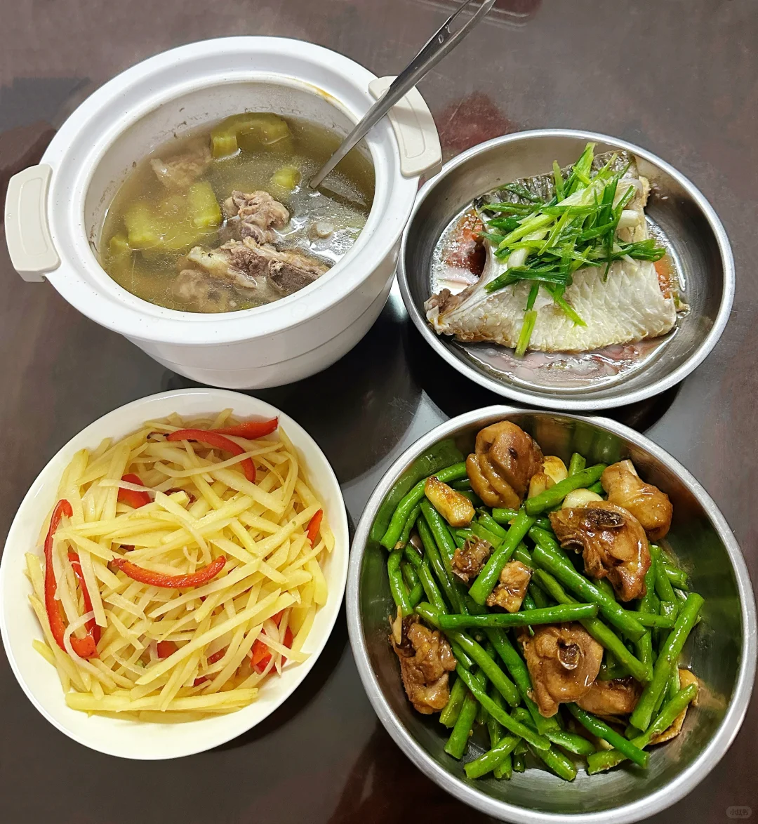 广州一家四口的晚餐！