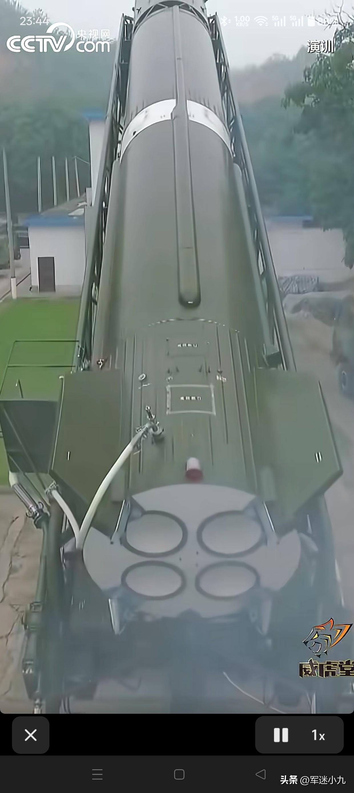 太罕见了，央妈再次放出东风5发射画面，全球覆盖，无死角打击……

东风5洲际导弹