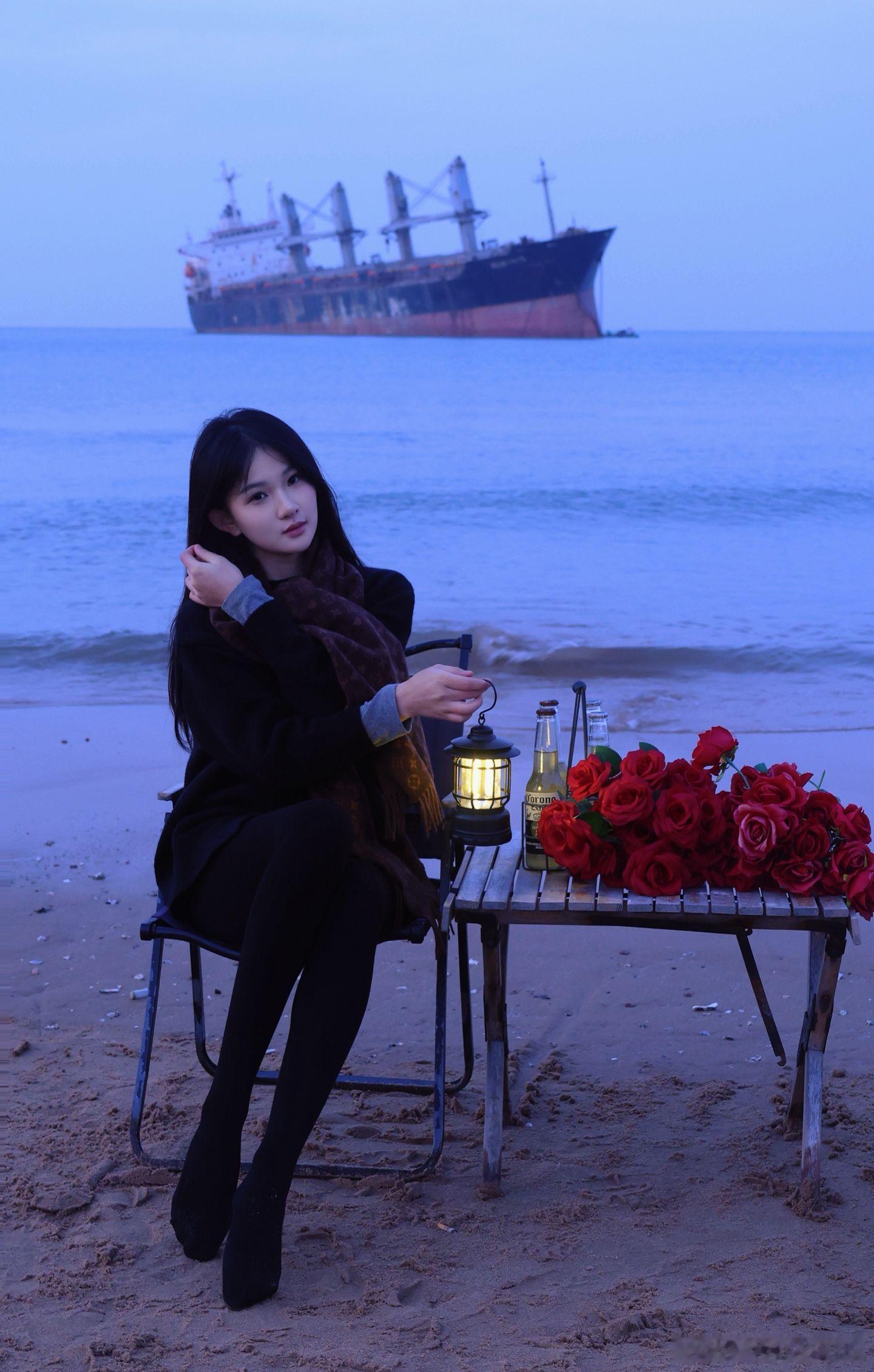 写真摄影日记 威海边的厚黑美学美女绘梦长廊