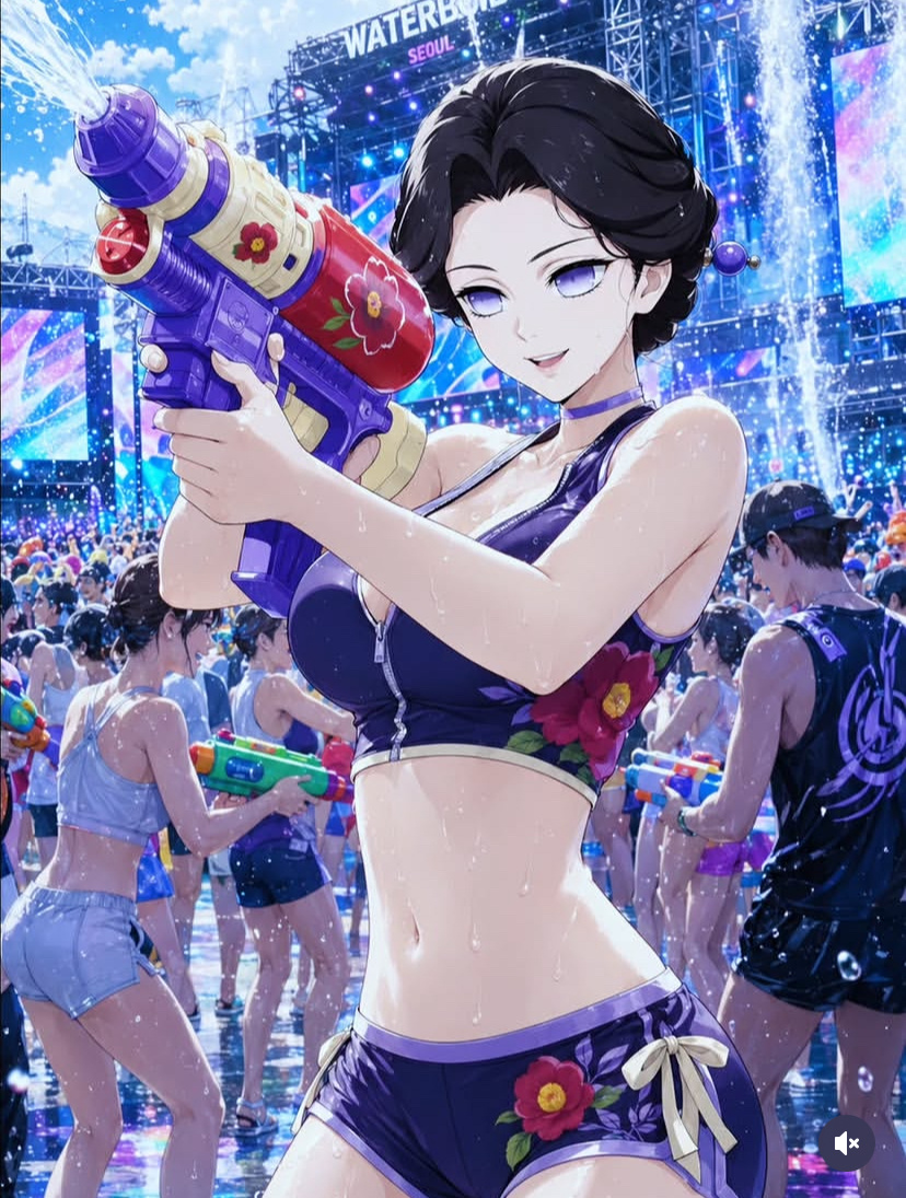 一早見到網友轉發嘅動漫帖，鬼滅の刃•水彈祭非足球 鳴女笑L咗