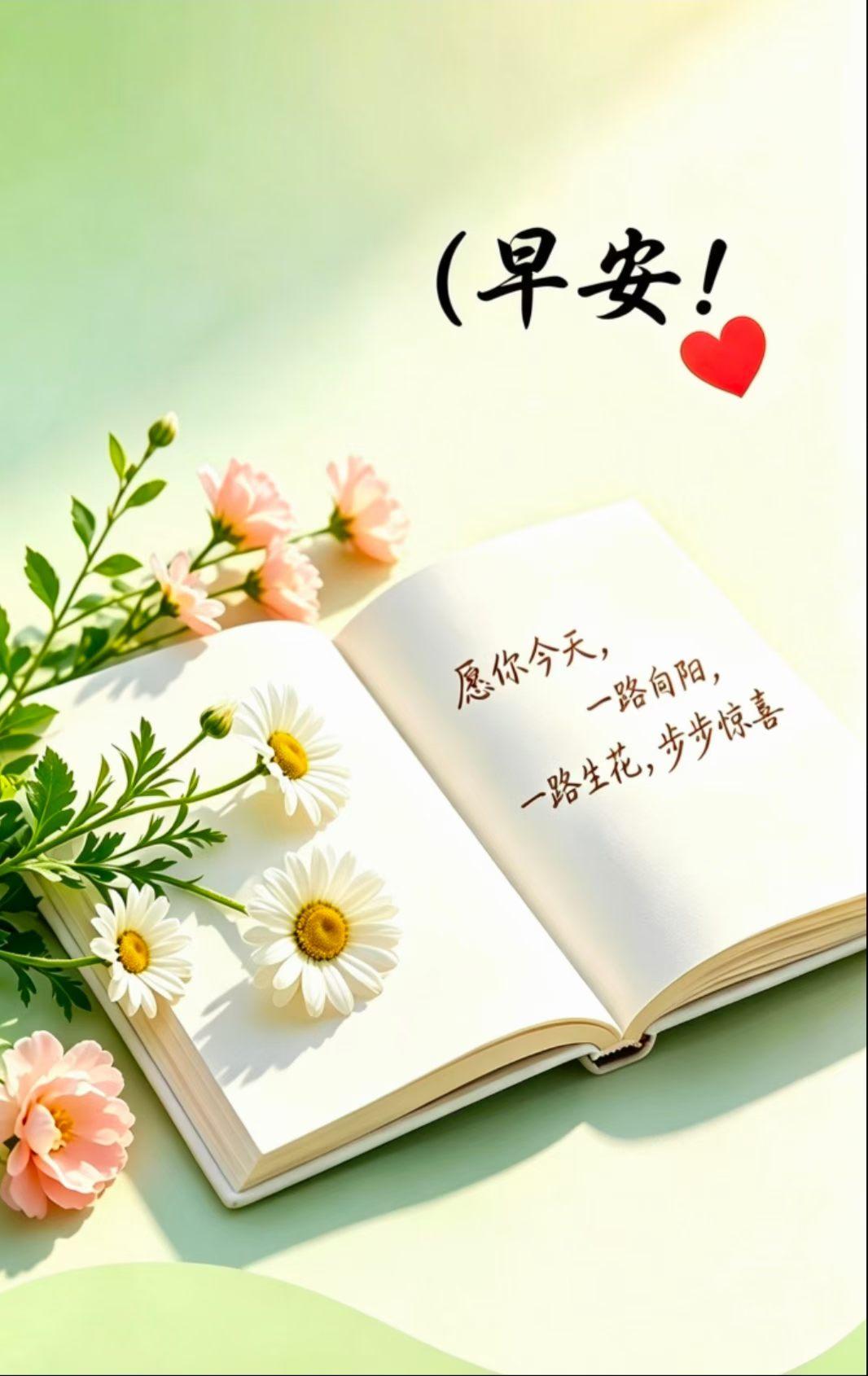 早安🌿
愿你今天，一路向阳
一路生花，步步惊喜