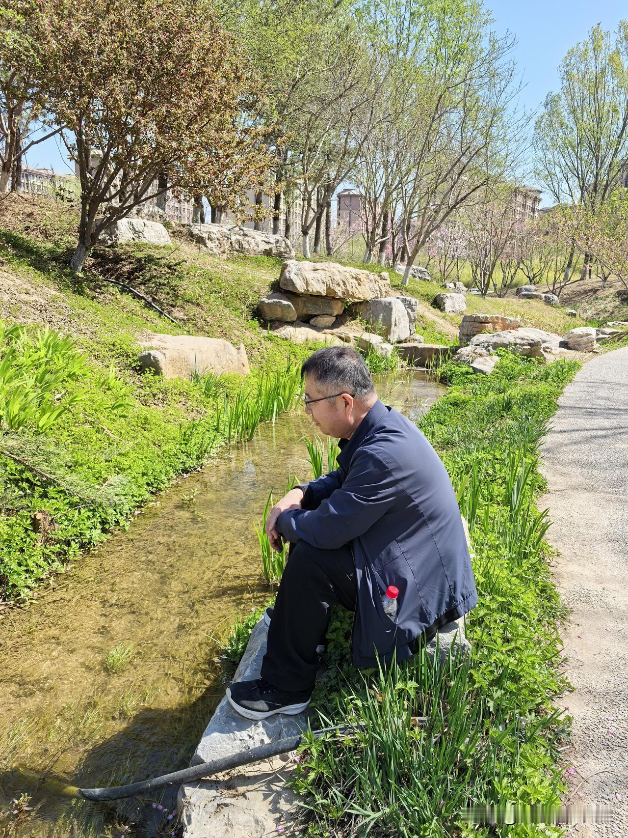 昨天一家人去雄安新区悦容公园玩了一趟！
因为是清明假最后一天，公园里人稍微多点，