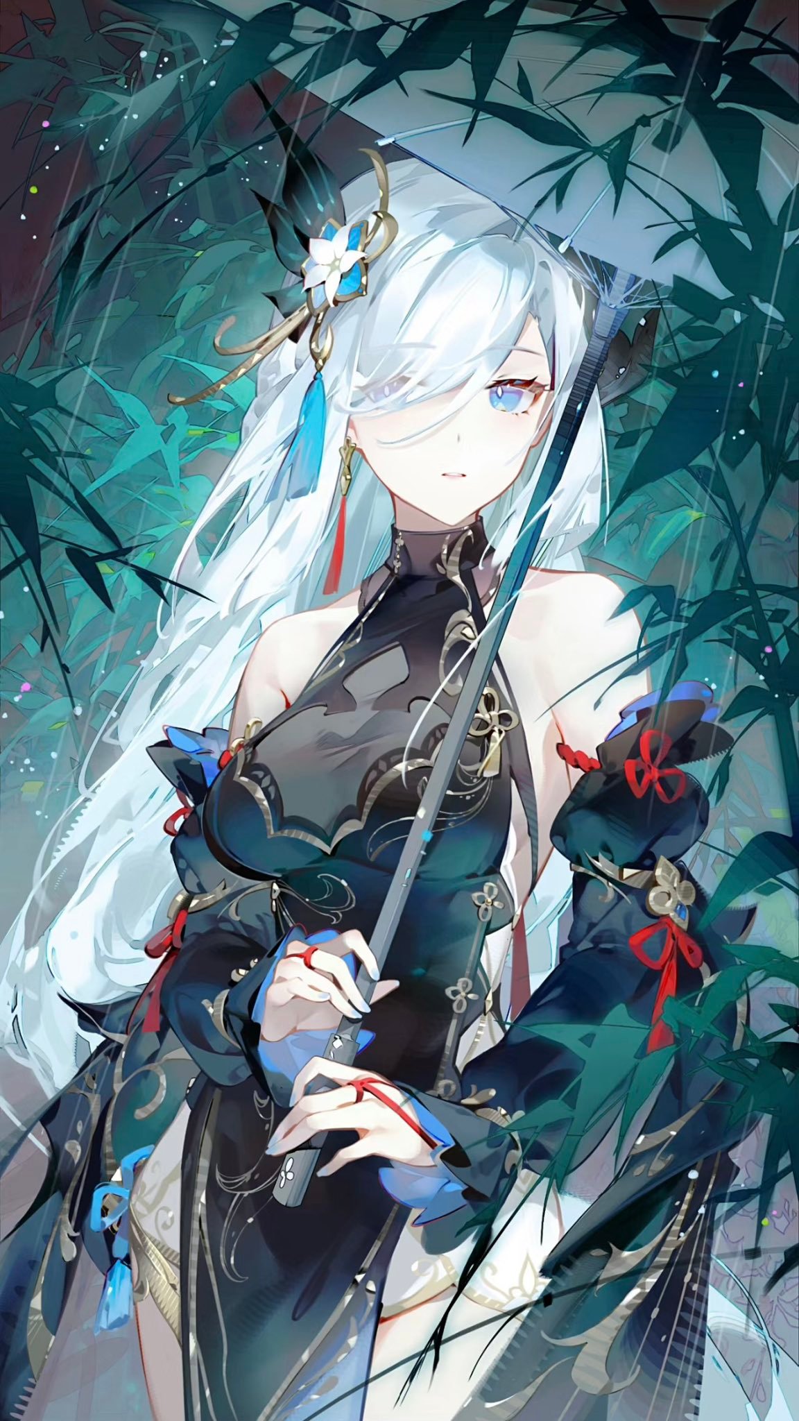 雨中鹤归cr:画师 jingjingver9461#原神##原神5.0版本##游