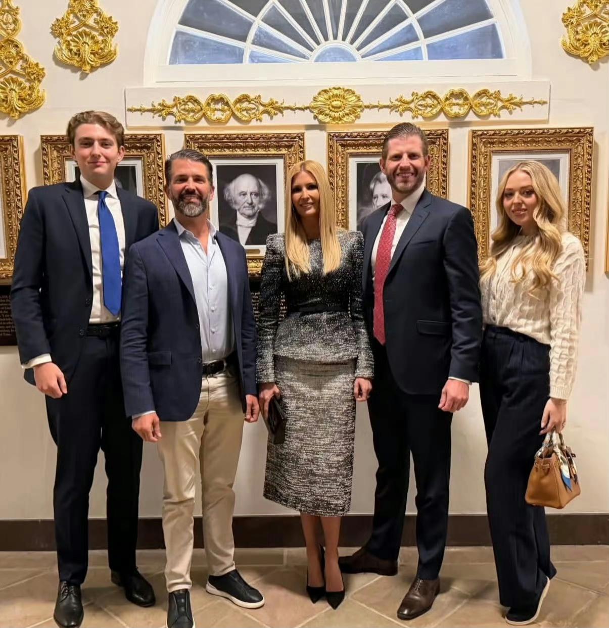 特朗普家族出席特朗普国会国情咨文演讲