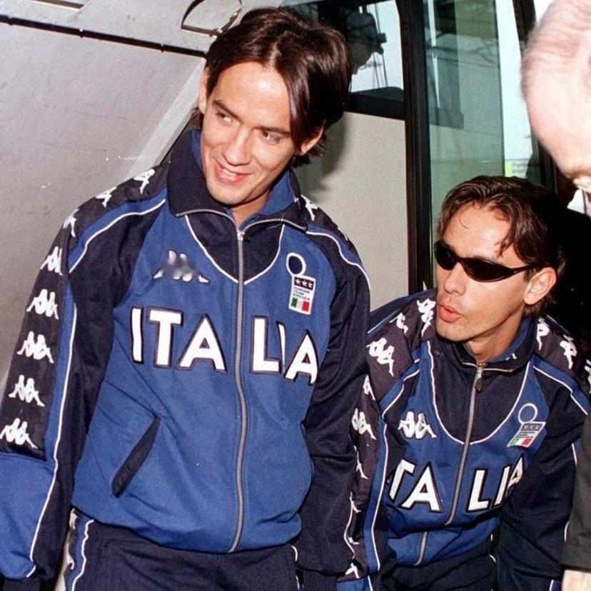 【老照片】 意大利国家队 Simone and Pippo Inzaghi 🇮