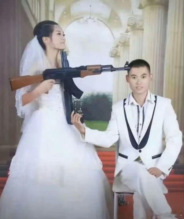 当年那些流行的婚纱照！ 