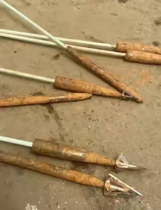 这也太吓人了吧！
湖南长沙这猪场的事儿！猪场主人向先生发现场子里多了数十支铁制箭