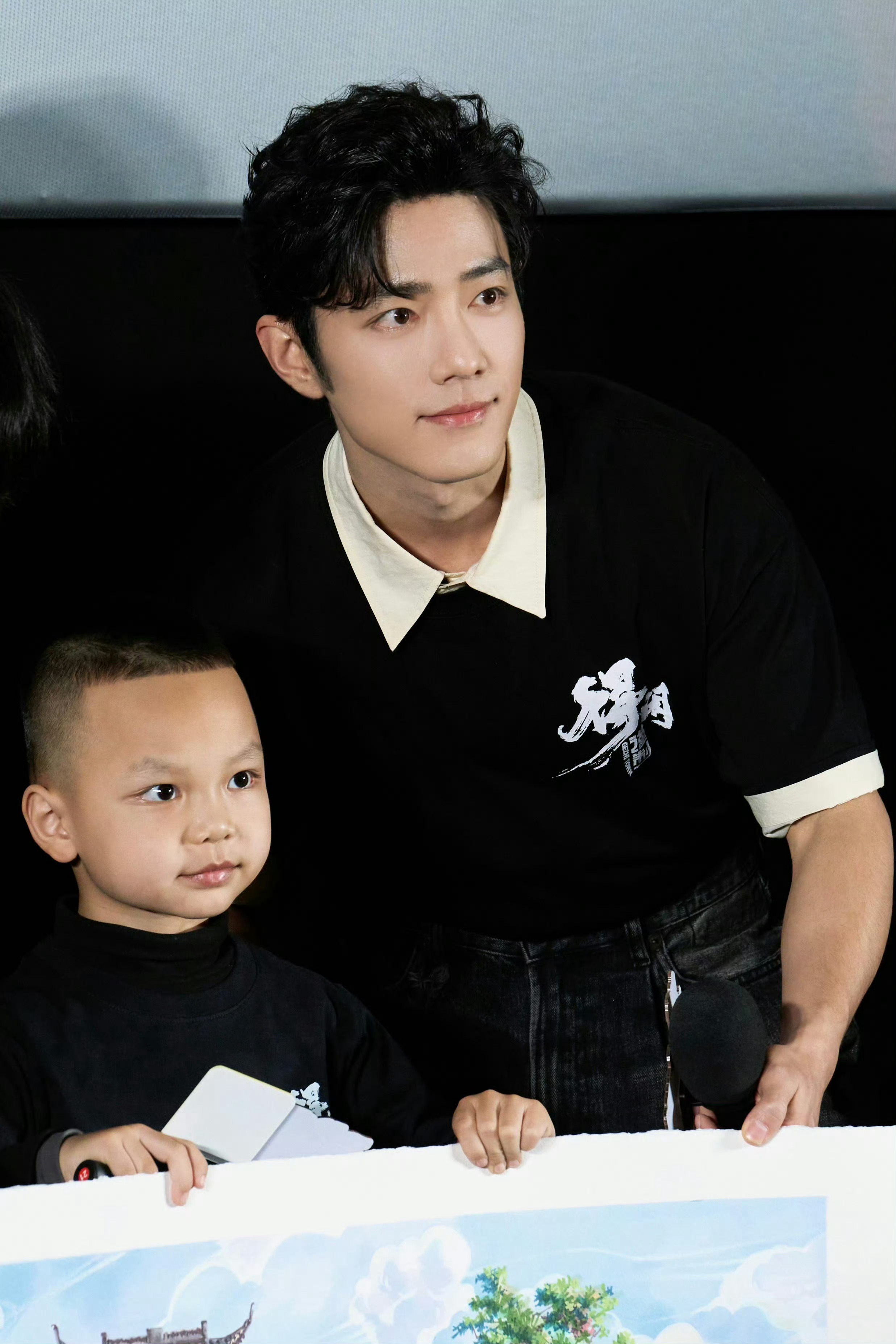 和小朋友的互动真的太有爱太萌了