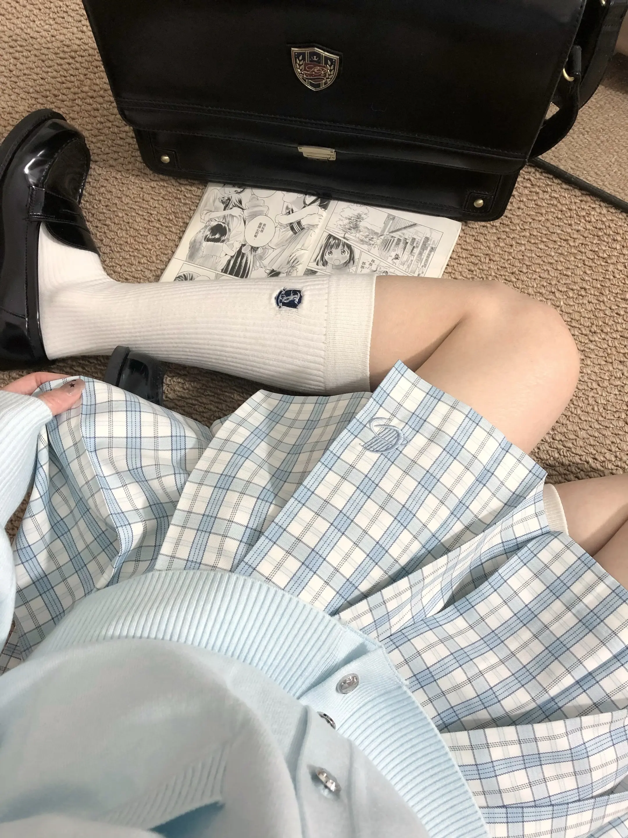你说蓝色是你最爱的颜色。