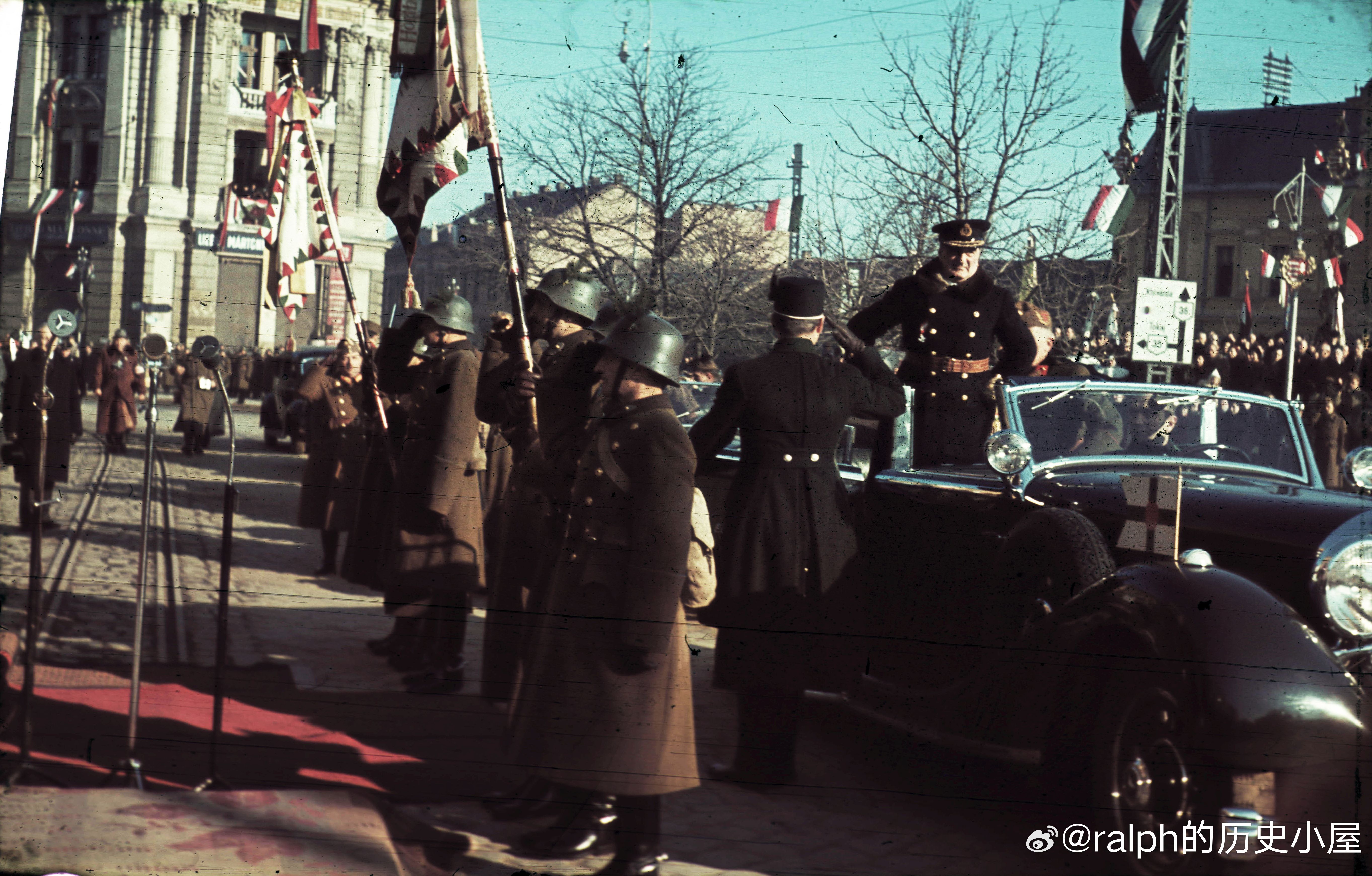 1941年11月17日匈牙利摄政王、海军上将米克洛什-霍尔蒂（Miklós Ho