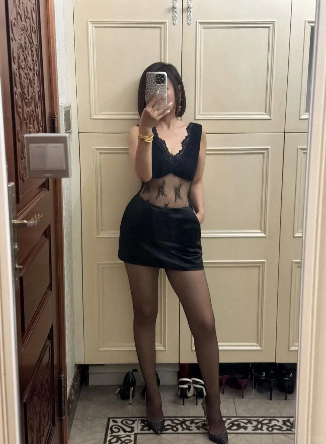 穿搭分享！👩‍🦰💄👠