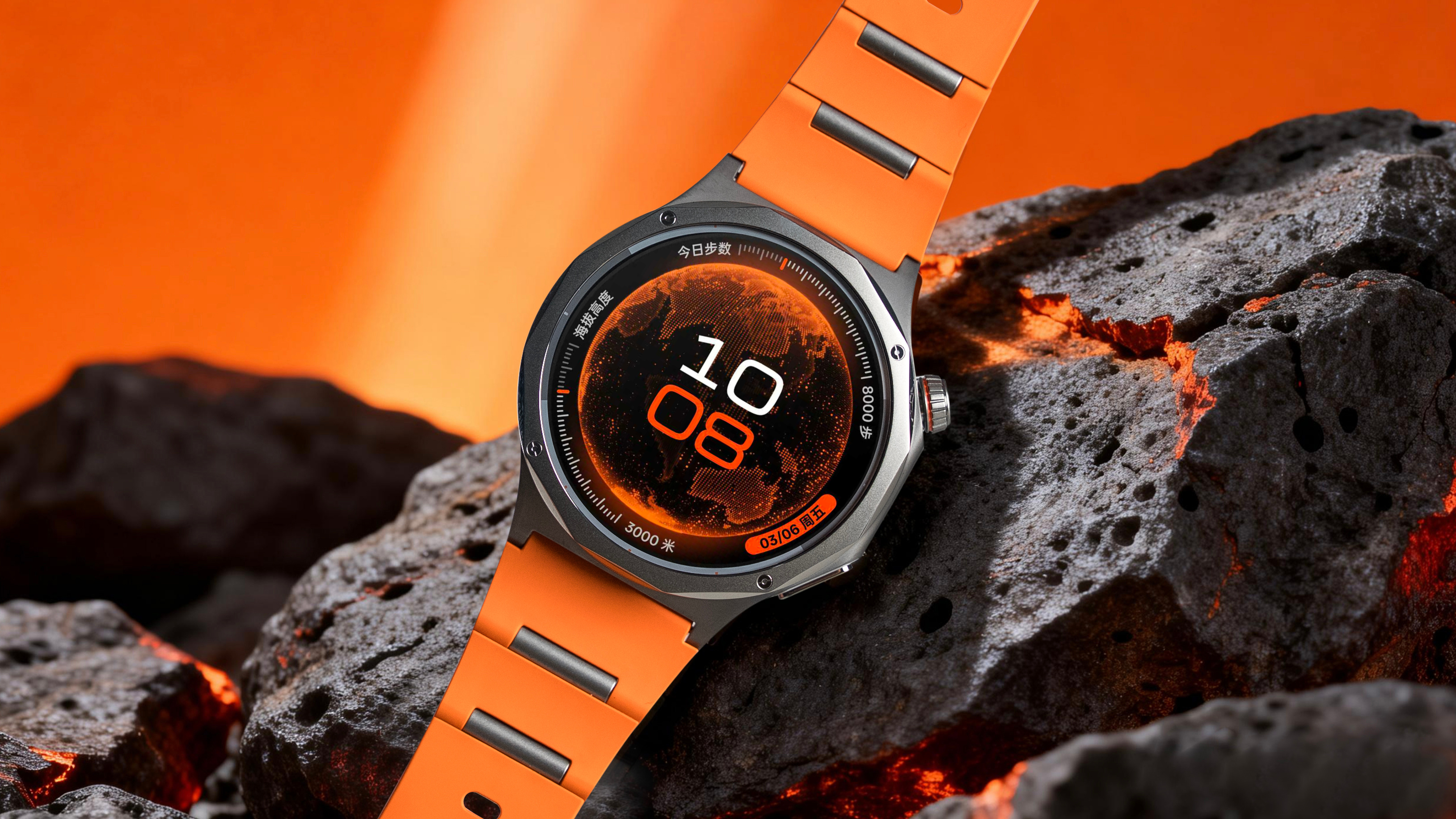 OPPO Watch X3对比上一代变化还挺大的，周边一圈是采用12边形的设计，