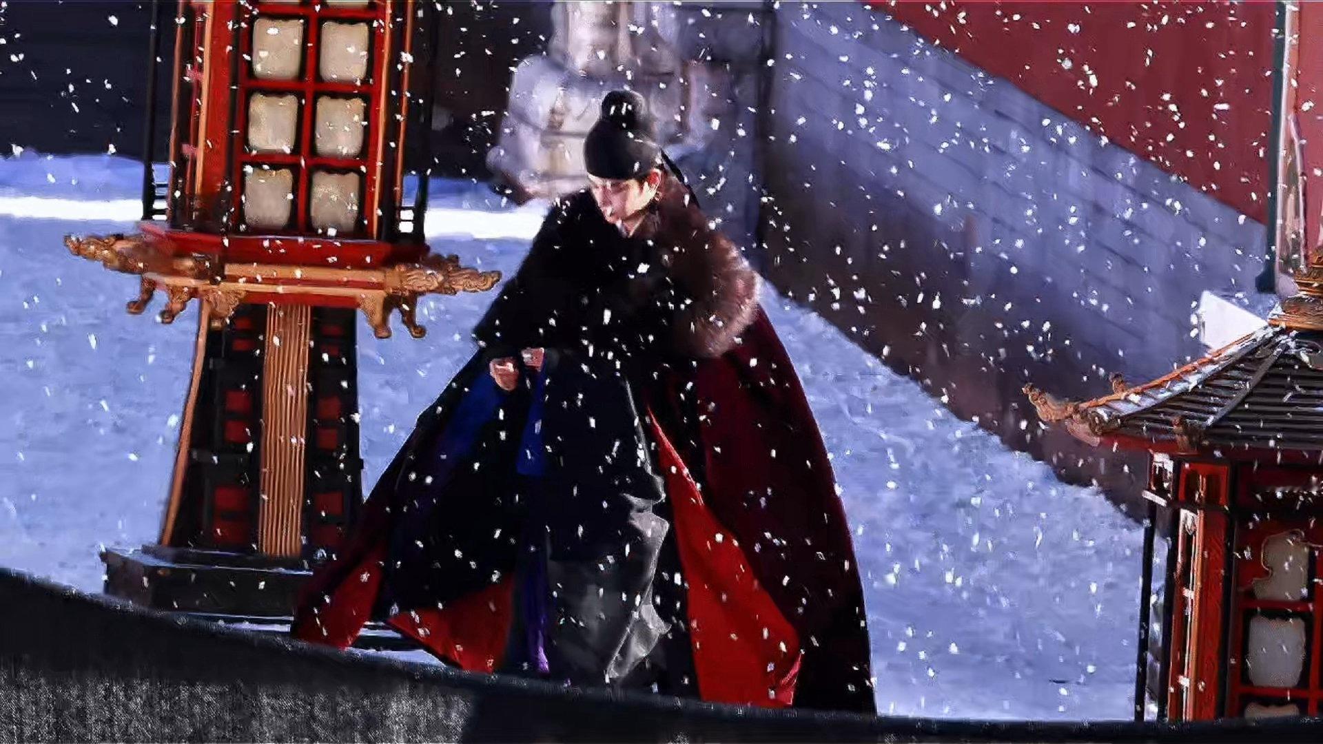 丁禹兮司宫令飘雪路透，丁禹兮赵皑好帅！这也太有氛围感了吧！