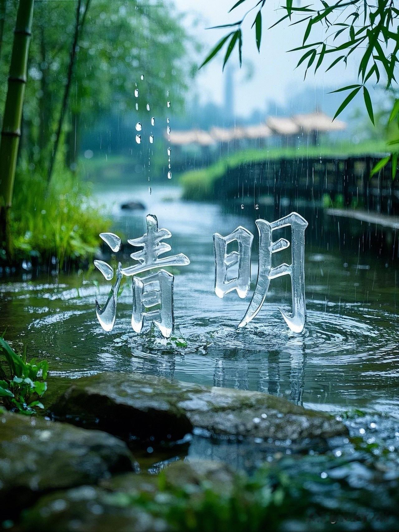 清明，一半是烟雨哀思、慎终追远，
一半是梨花游春、万物新生，
把中国人“悲喜相融