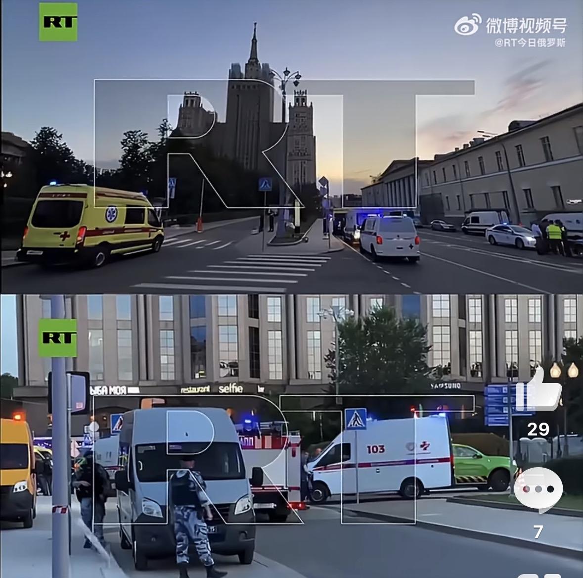 莫斯科市中心爆炸案的细节公布，系一名不明身份的女子携带自制爆炸装置，被保安拦截后