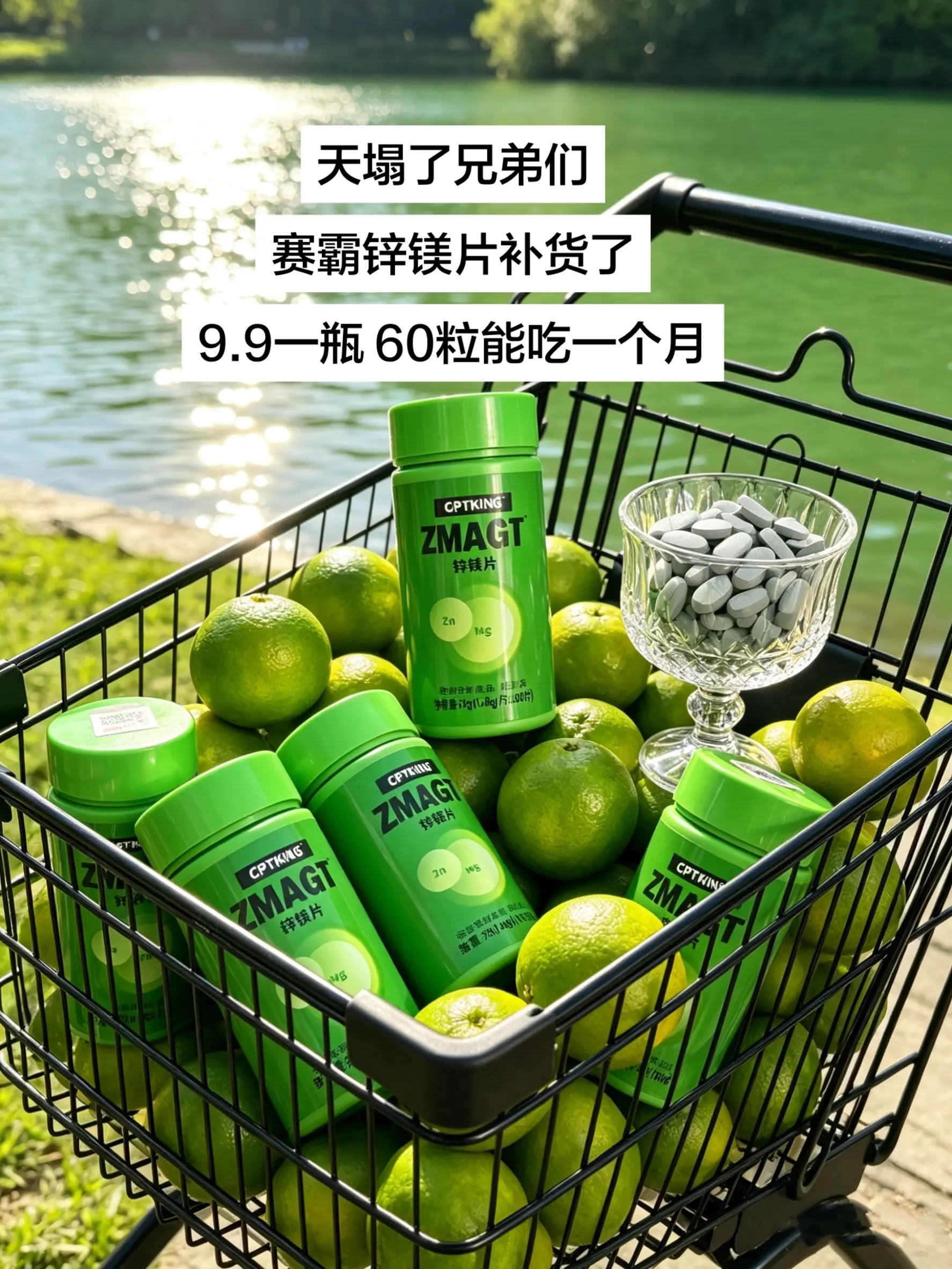 赛霸锌镁片补货了！9块9承包你一个月量