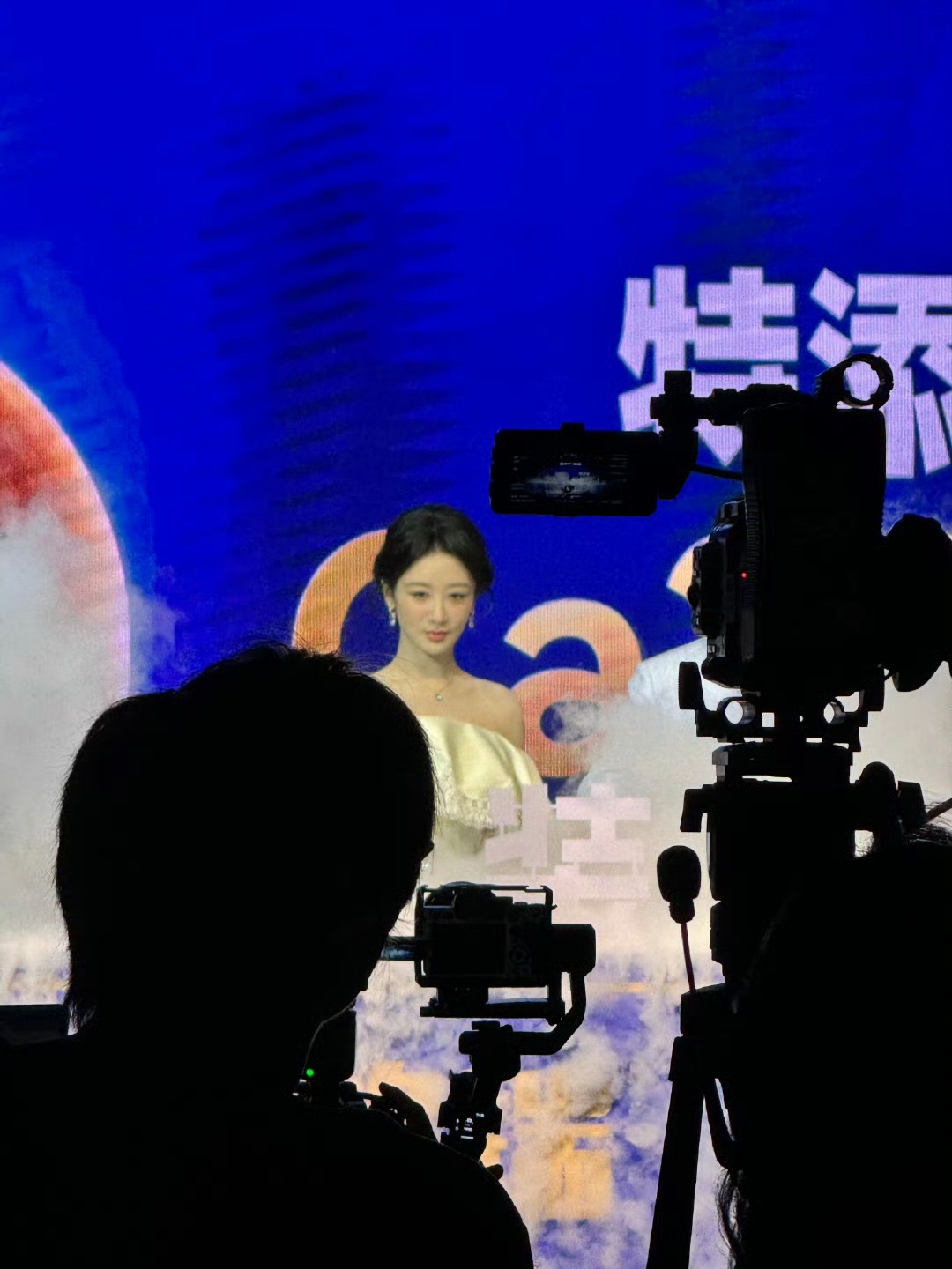 杨紫完全天女下凡来的，天鹅颈太顶了