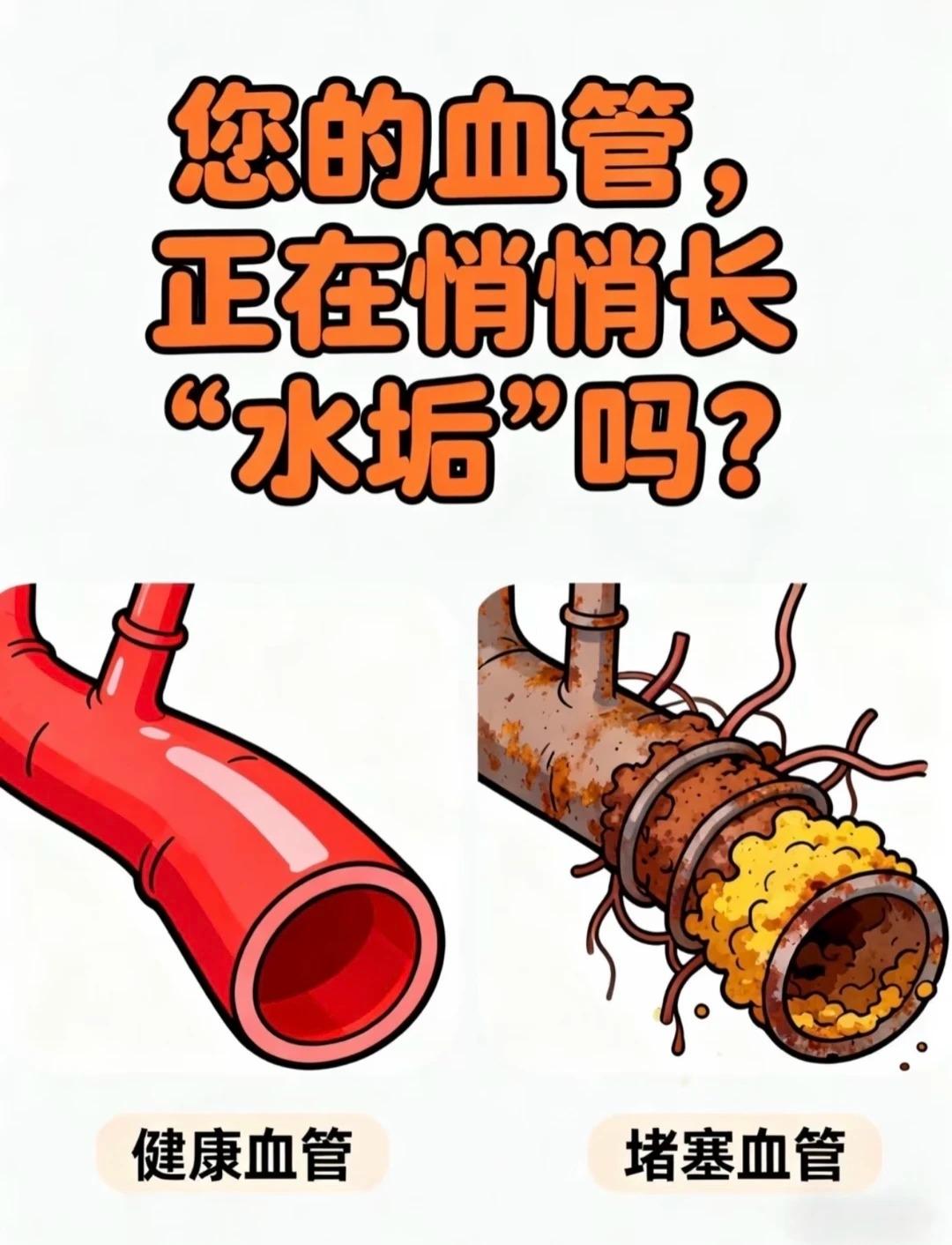 三高的形成因素。用了几十年的血管，同样会长“水垢”🩸 ✅ 年轻时健康...