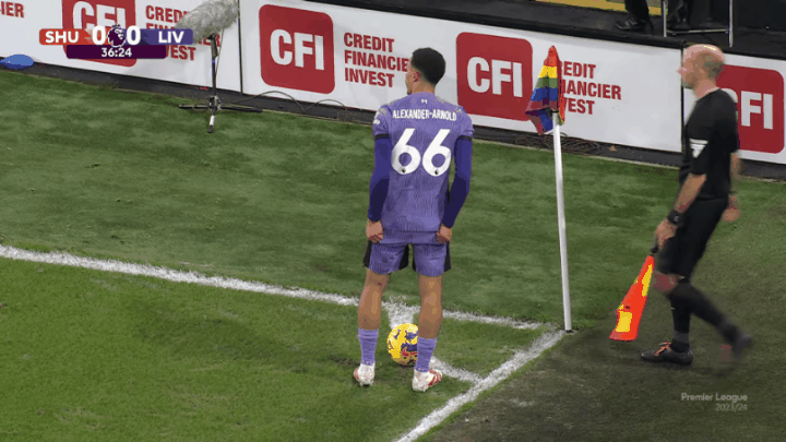 这角球，[灵光一闪]快要让人做噩梦了！[捂脸]66号公路有条沟……辣眼的沟。