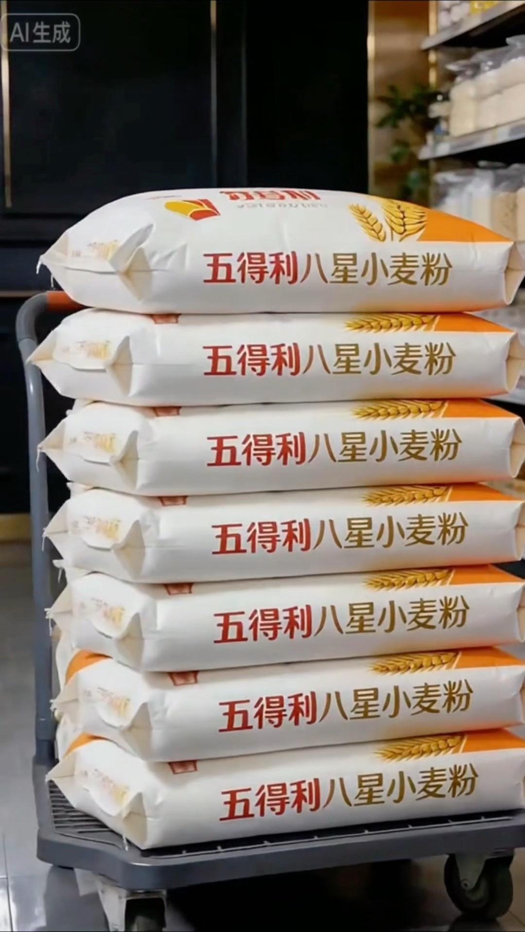 家里喜欢吃面食的看过来：强烈安利五得秋八星雪花粉～粉质细腻得像溶雪维白...