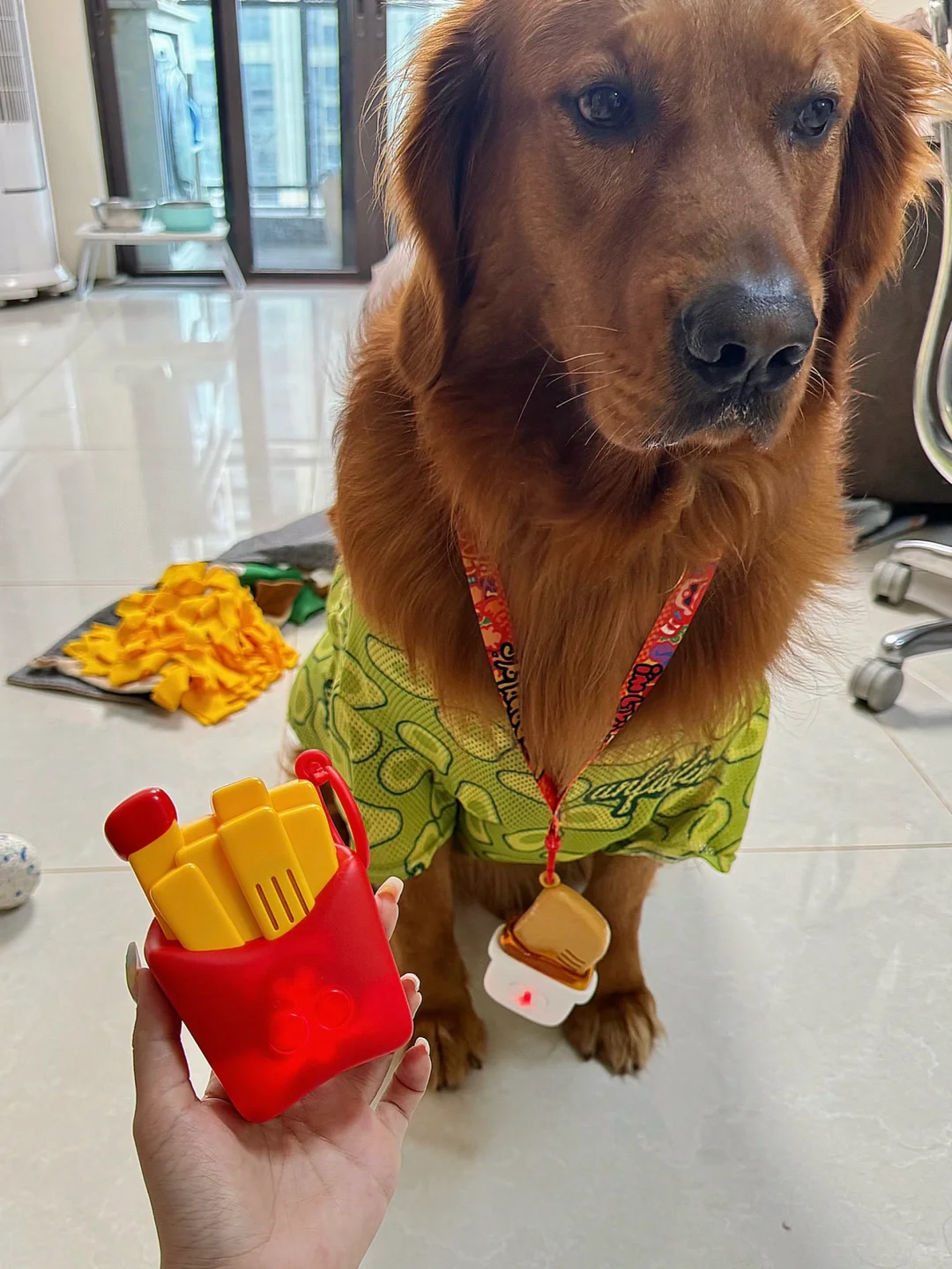 终于斥巨资给孩子安排上麦当劳对讲机