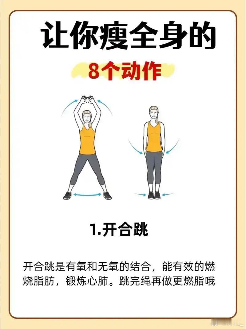 减肥8个动作！每天15分钟，躺着瘦全身不是梦！姐妹们！是不是总觉得瘦腿瘦腰瘦手臂