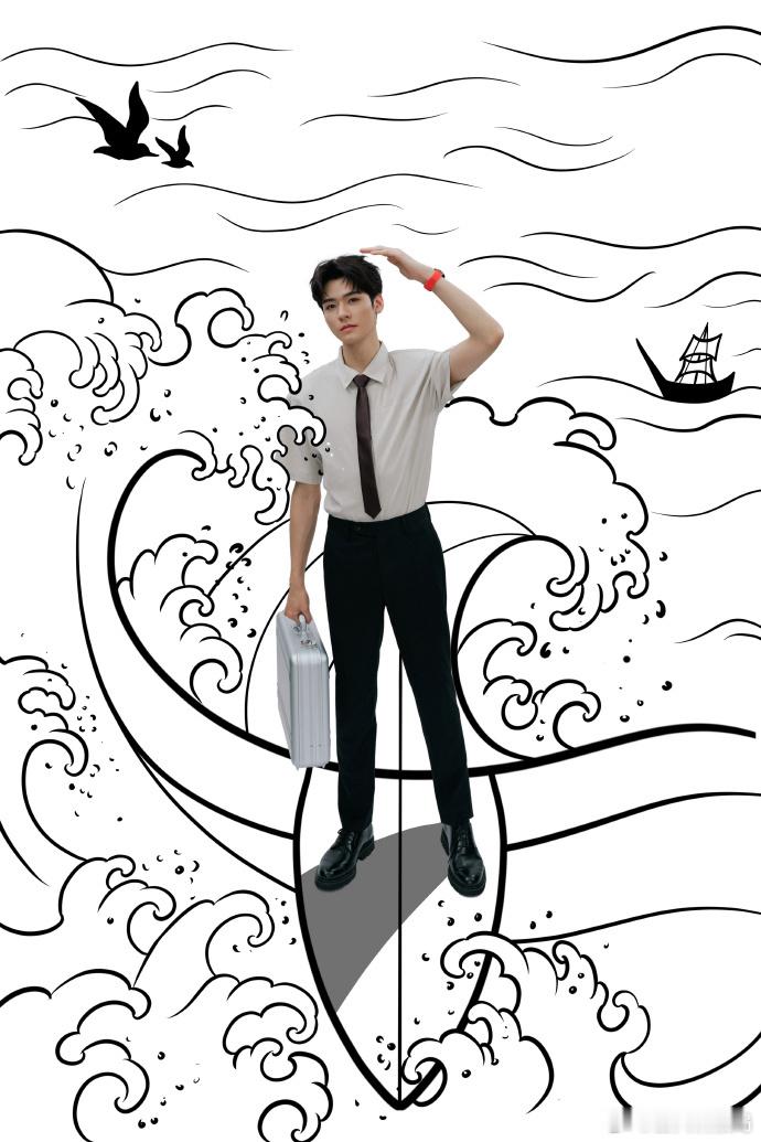 龚俊生日简笔画大片  龚俊期待妙笔赋予想象的风  龚俊生日之际发布的这组简笔画大