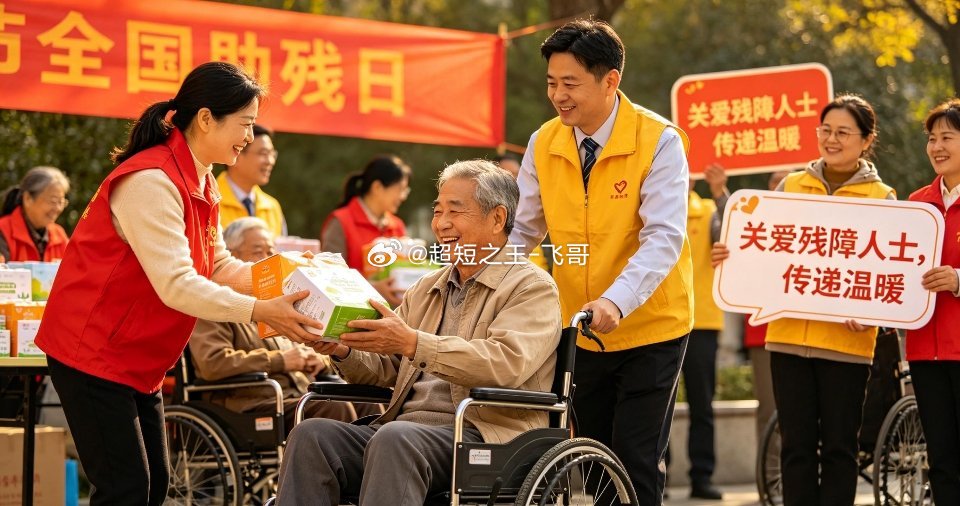 今天全国助残日以爱之名温暖同行今日5月17日，第三十六个全国助残日✨残缺从不代表