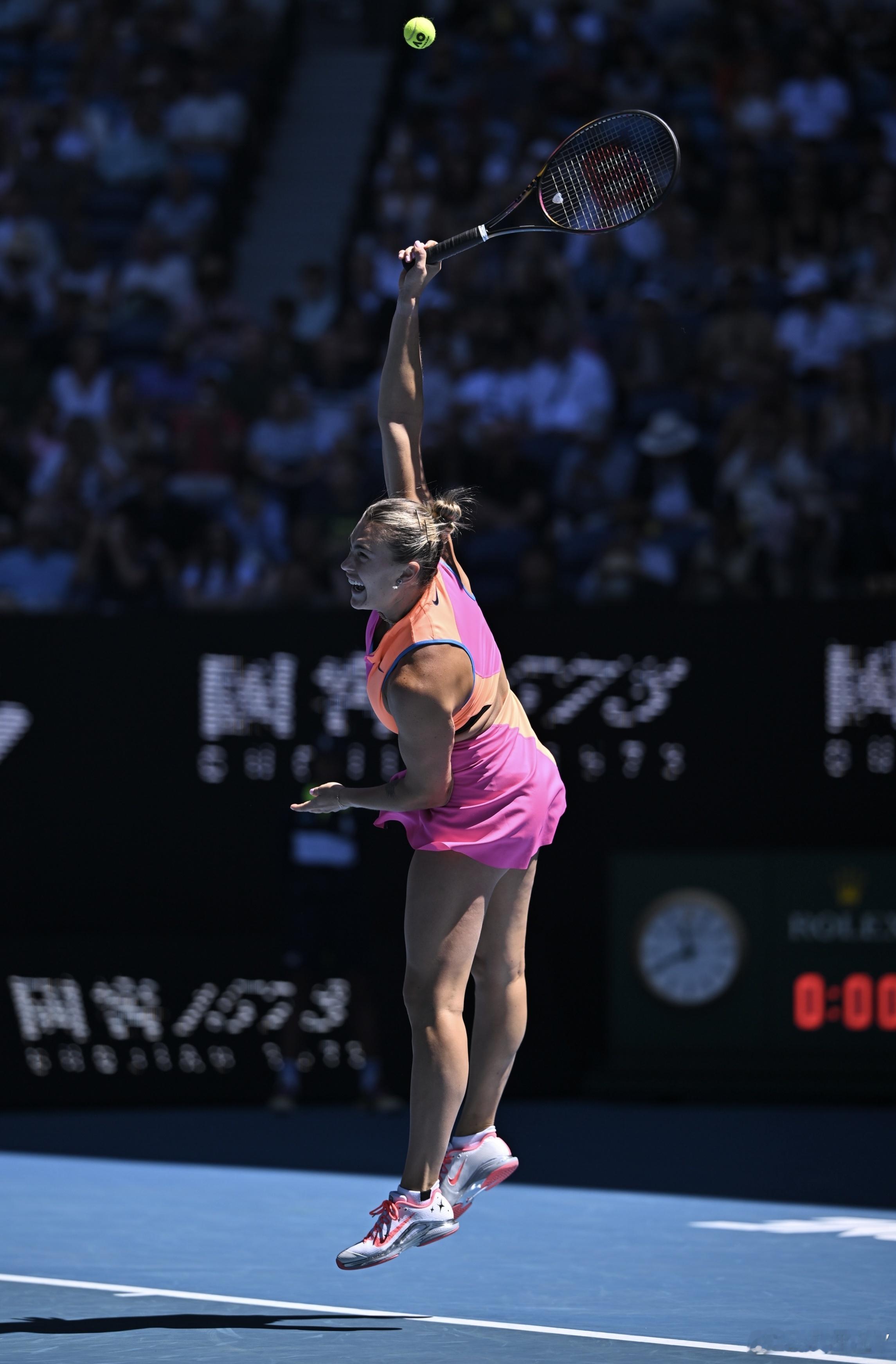 萨巴伦卡vs波塔波娃 第一盘萨巴关键分失误连连，只是到了抢七方显“抢七女皇”本色