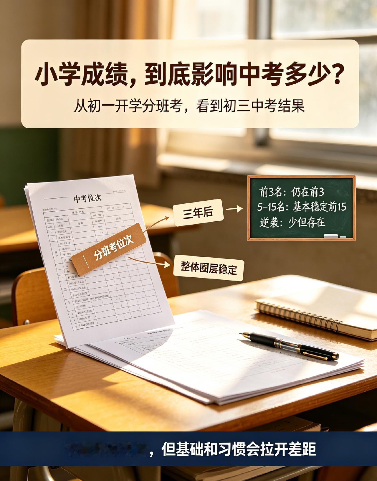 听青岛第二实验初级中学一位刚送完初三的班主任聊：初中成绩的底子，其实小学毕业就基