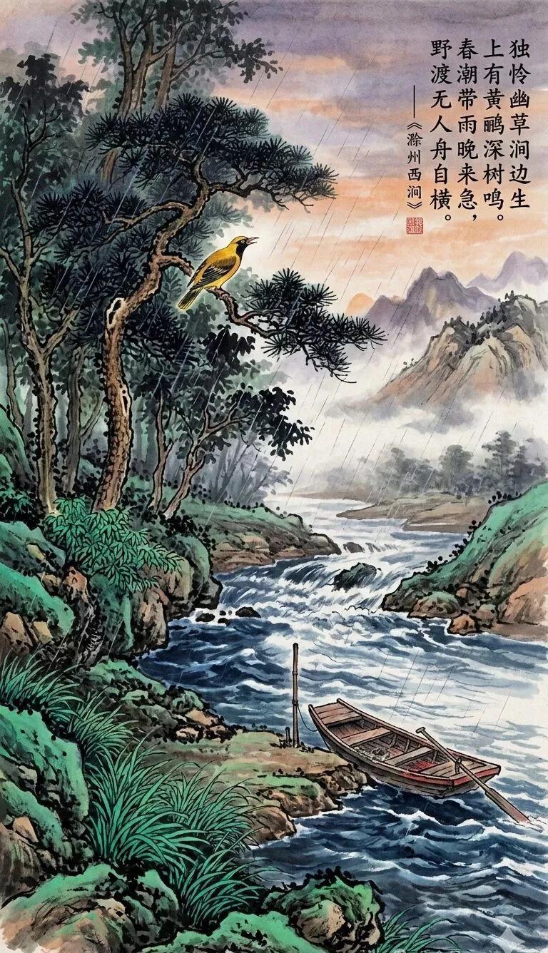 诗情画意山水画欣赏
