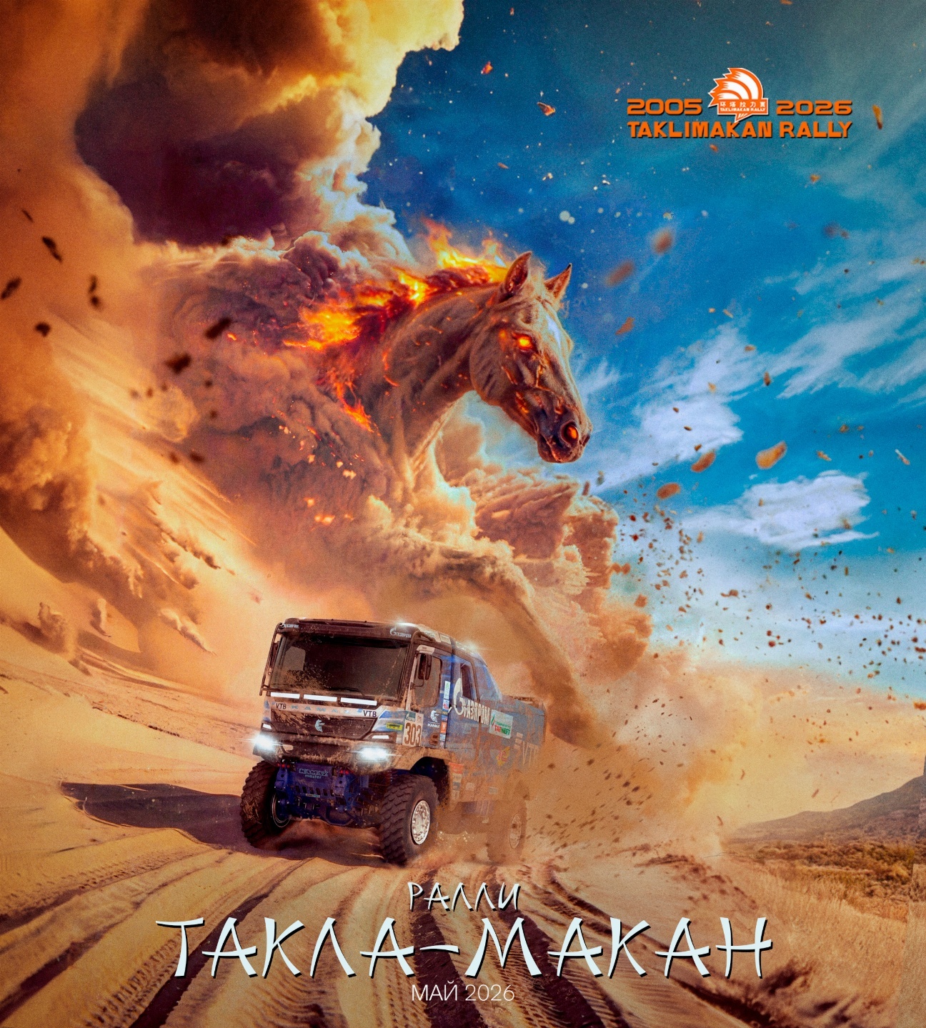 芜湖，KAMAZ确认参加今年的环塔拉力赛！今年的换胎5月16日在乌鲁木齐出发，6