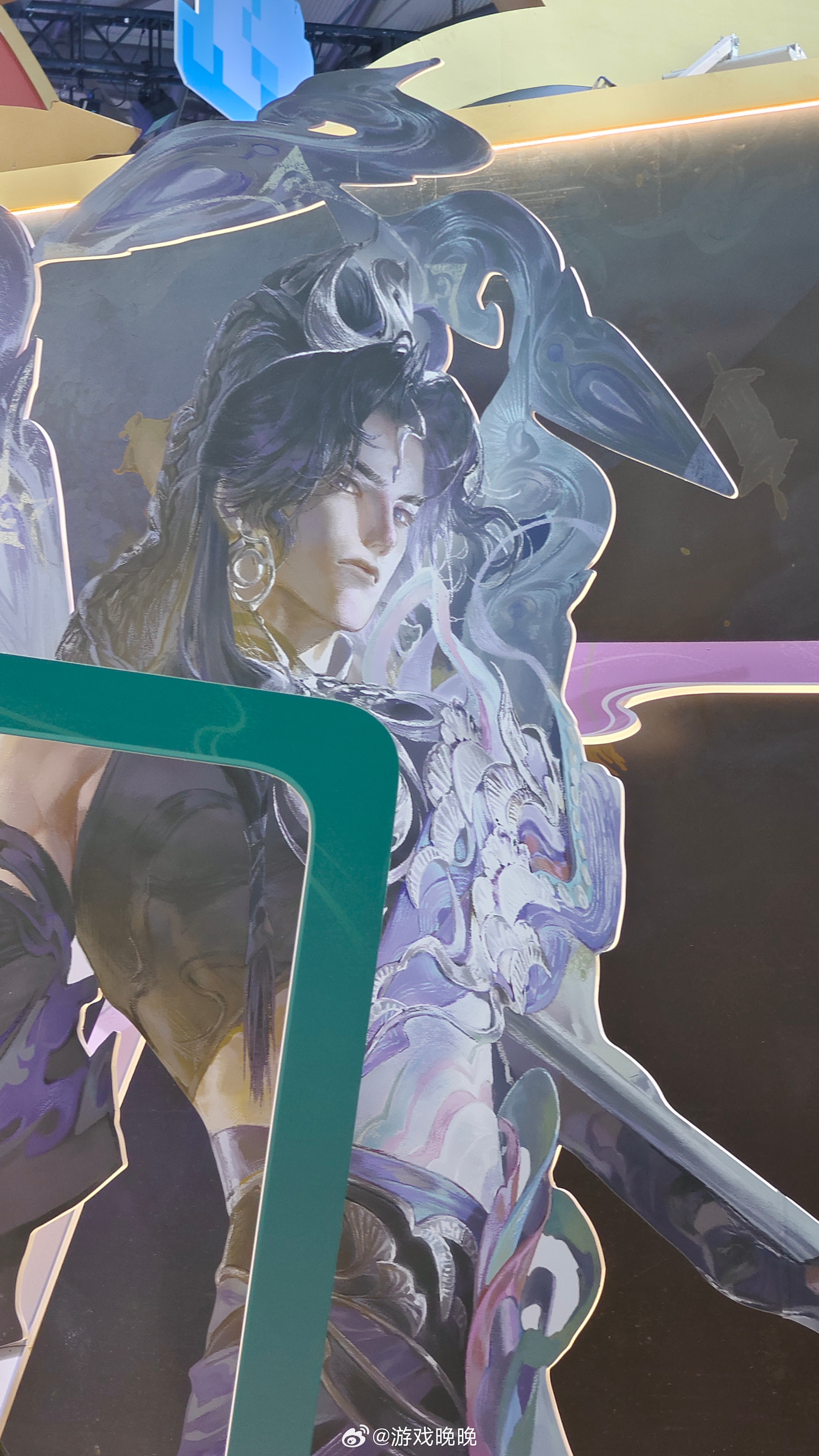 CJ王者貂蝉美神降临在cj现场一下就看到了貂蝉，貂蝉美得太出尘了，王者荣耀这几个