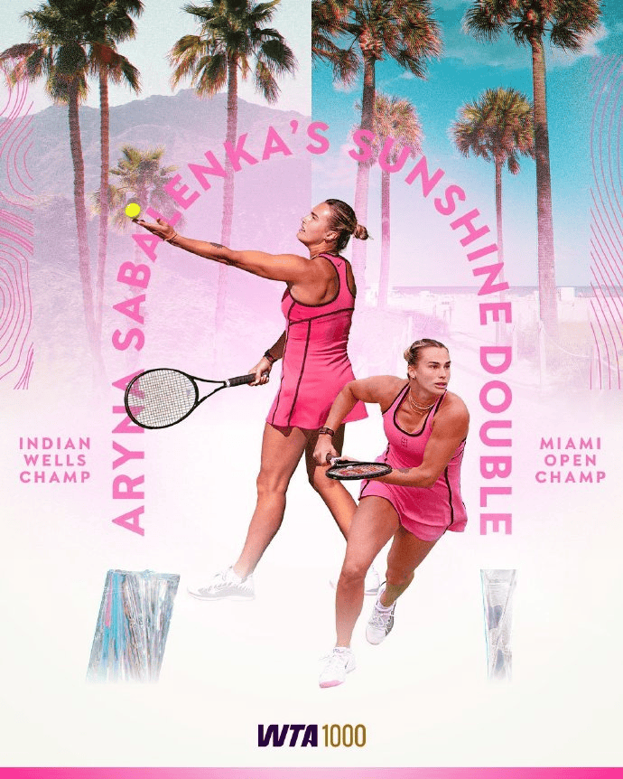 萨巴伦卡成历史第五位在同一年包揽阳光双赛冠军女球员