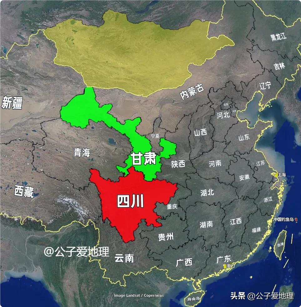 万万没想到，四川省和蒙古国之间只隔了一个省。
你肯定觉得这是天方夜谭。火锅飘香的