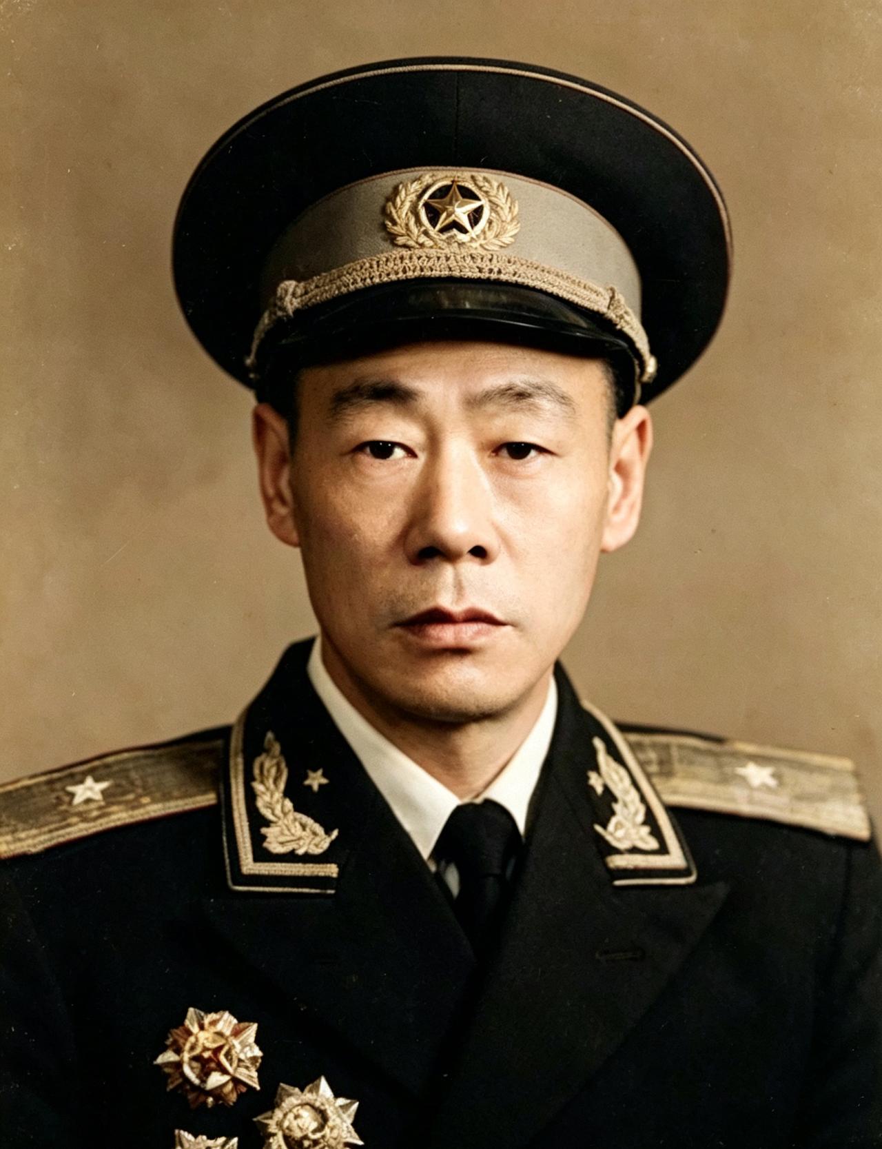 红二十五军主力长征之后，他奉命留守大别山，身边仅仅只有8名战士。国民党大军疯狂清