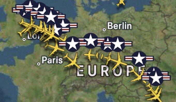 大量加油机、侦察机、预警机、战斗机和其他空军资产正飞往中东。

伊朗很快将面临一