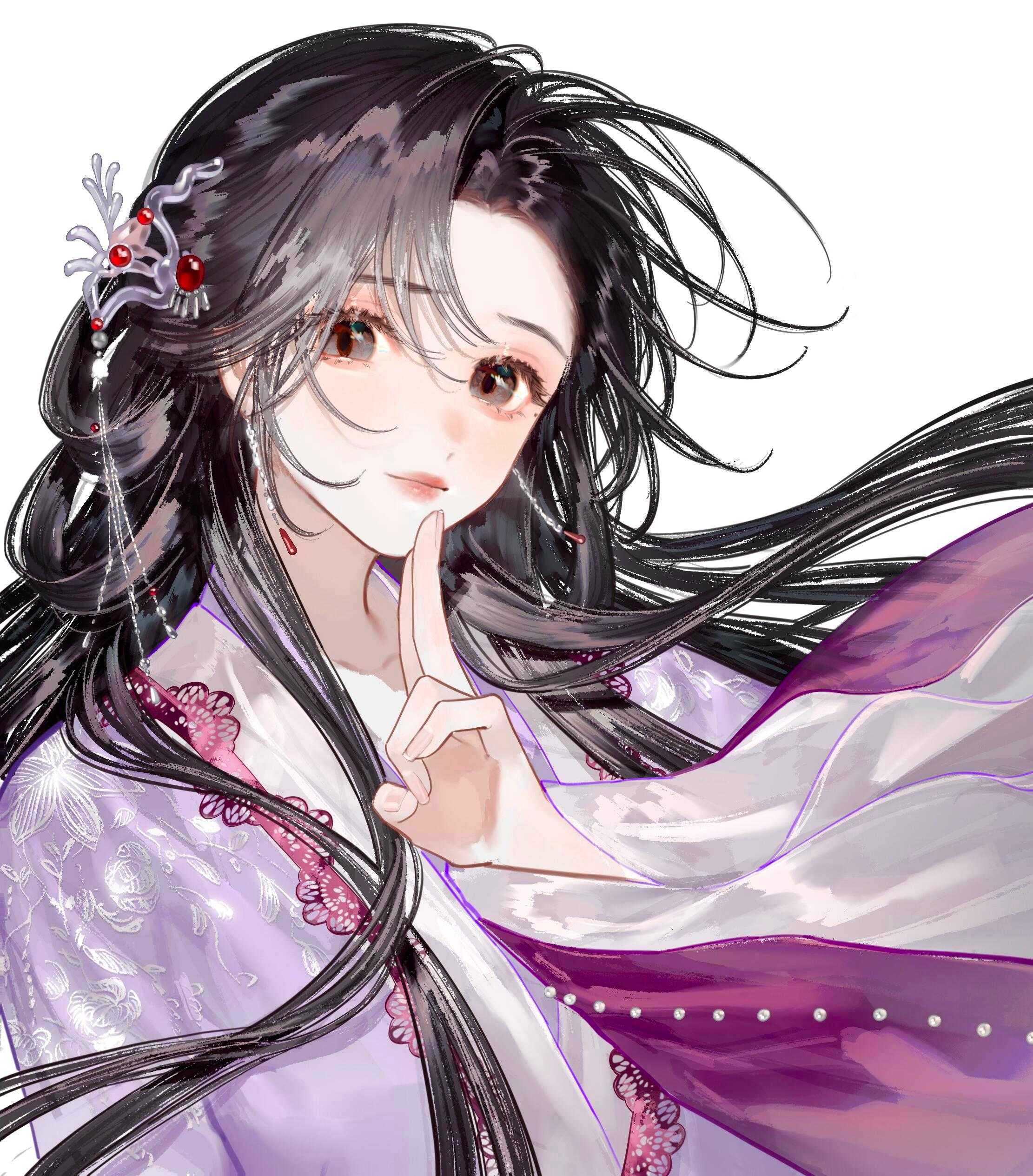 这个紫衣姜黎非也太美了吧 